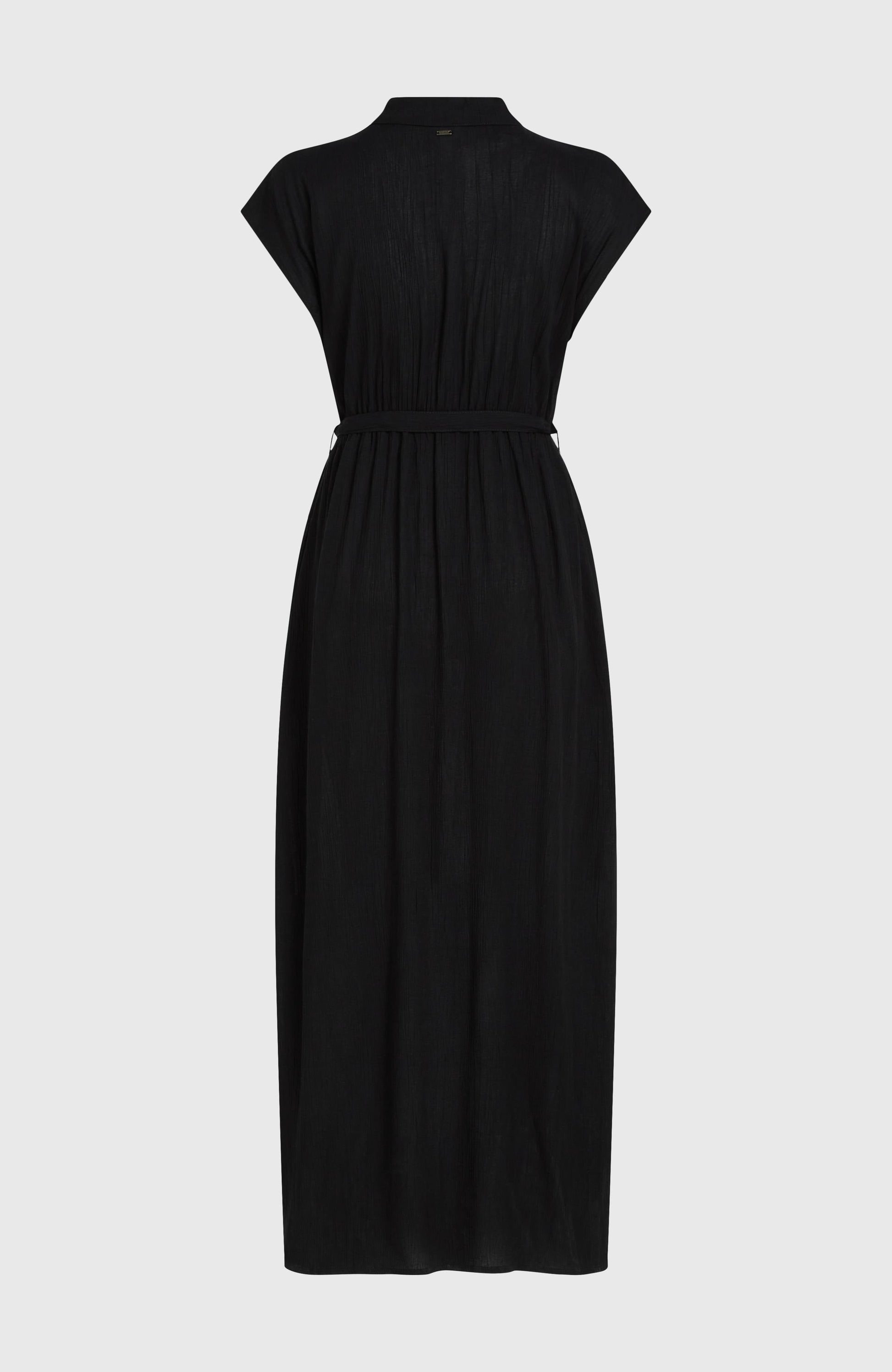 Lori Maxi Shirt Dress Women - Black Out