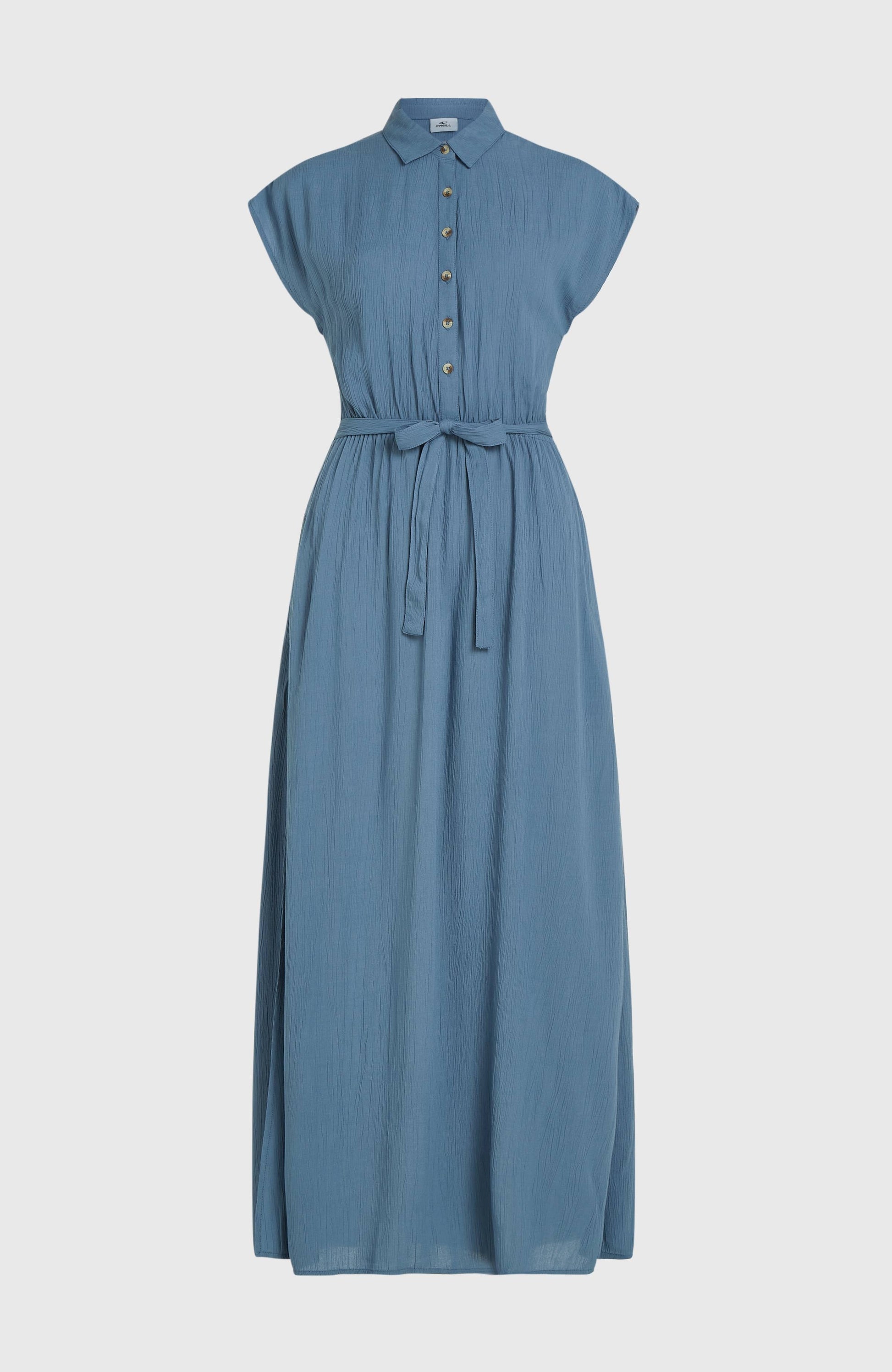 Lori Maxi Shirt Dress Women - Copen Blue
