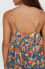 Rilee Short Dress Women - Blue Painted Tropics