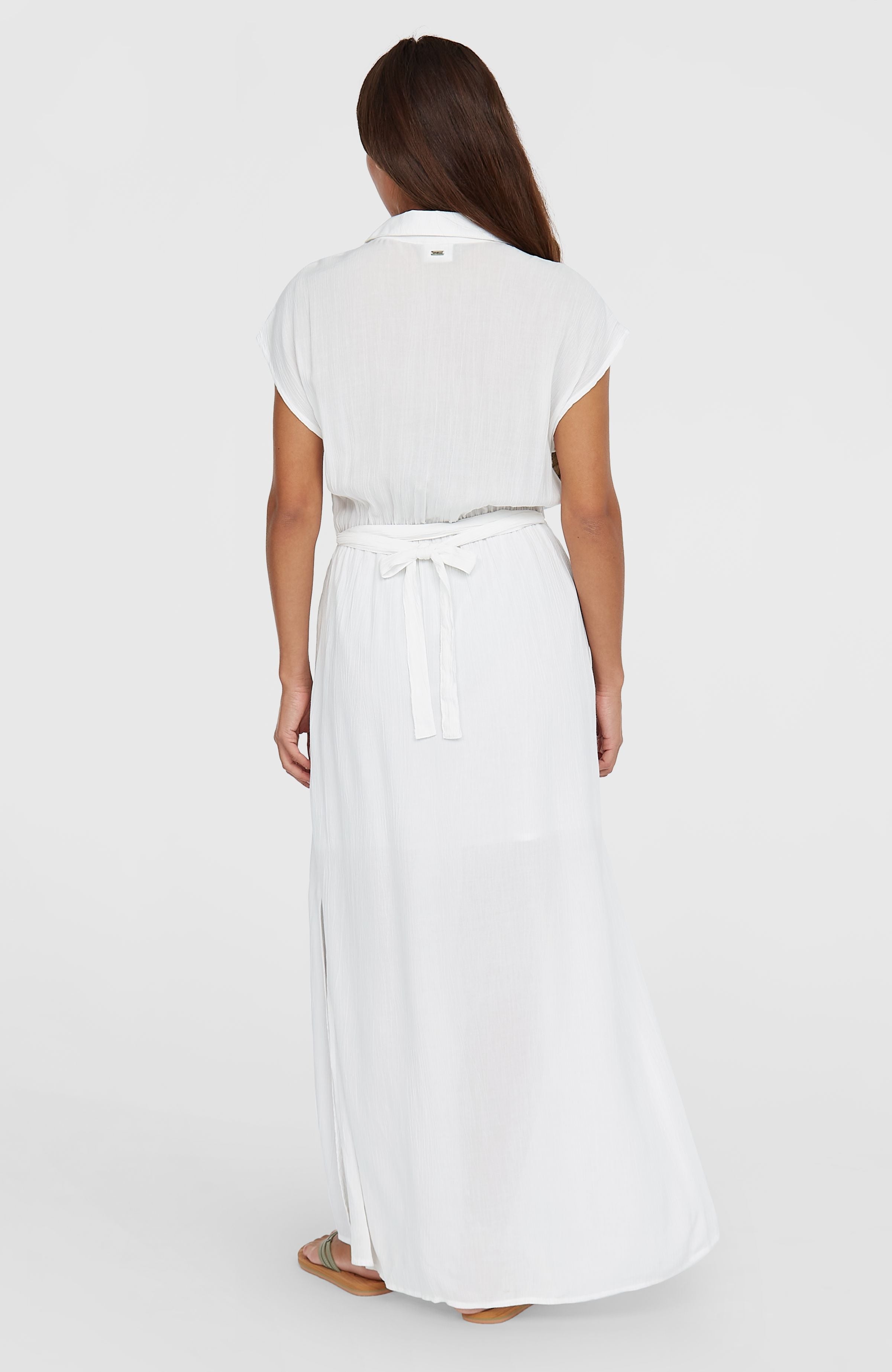 Lori Maxi Shirt Dress Women - Snow White