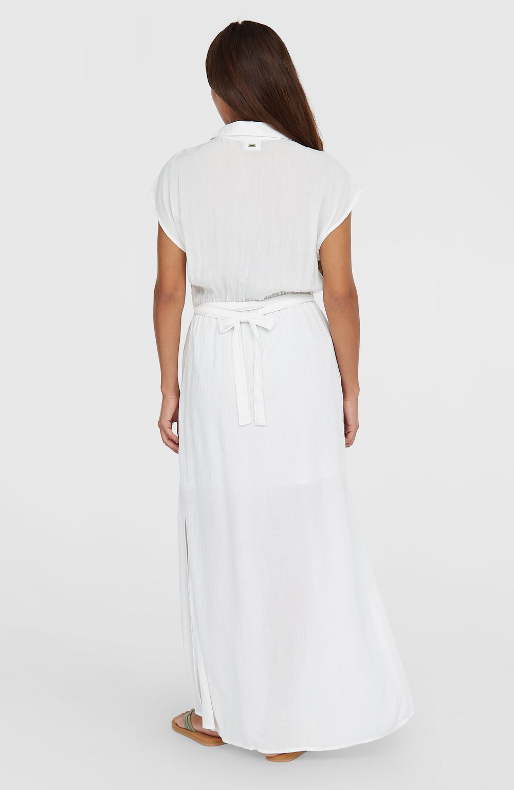Lori Maxi Shirt Dress Women - Snow White