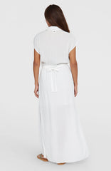 Lori Maxi Shirt Dress Women - Snow White
