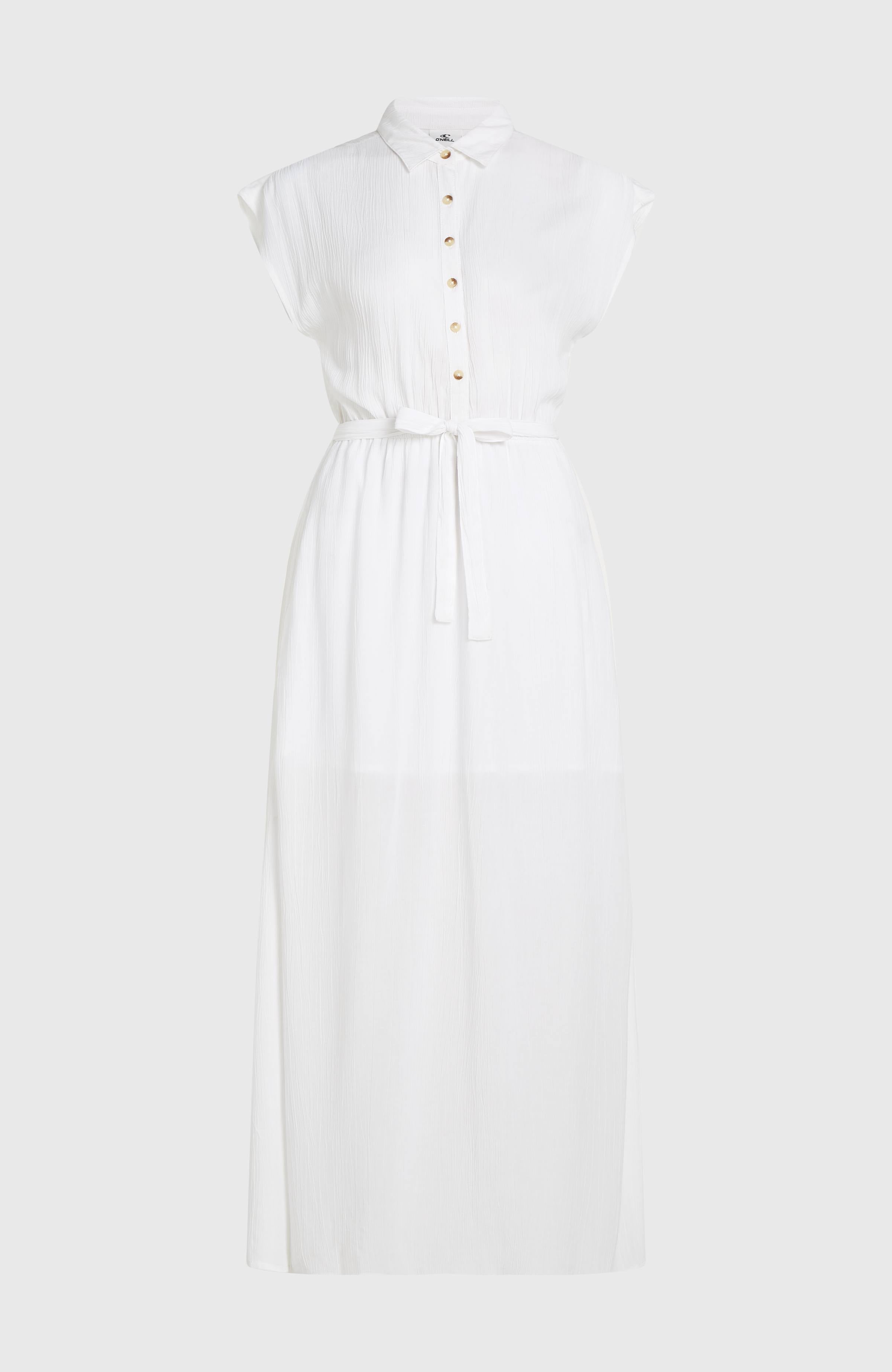Lori Maxi Shirt Dress Women - Snow White