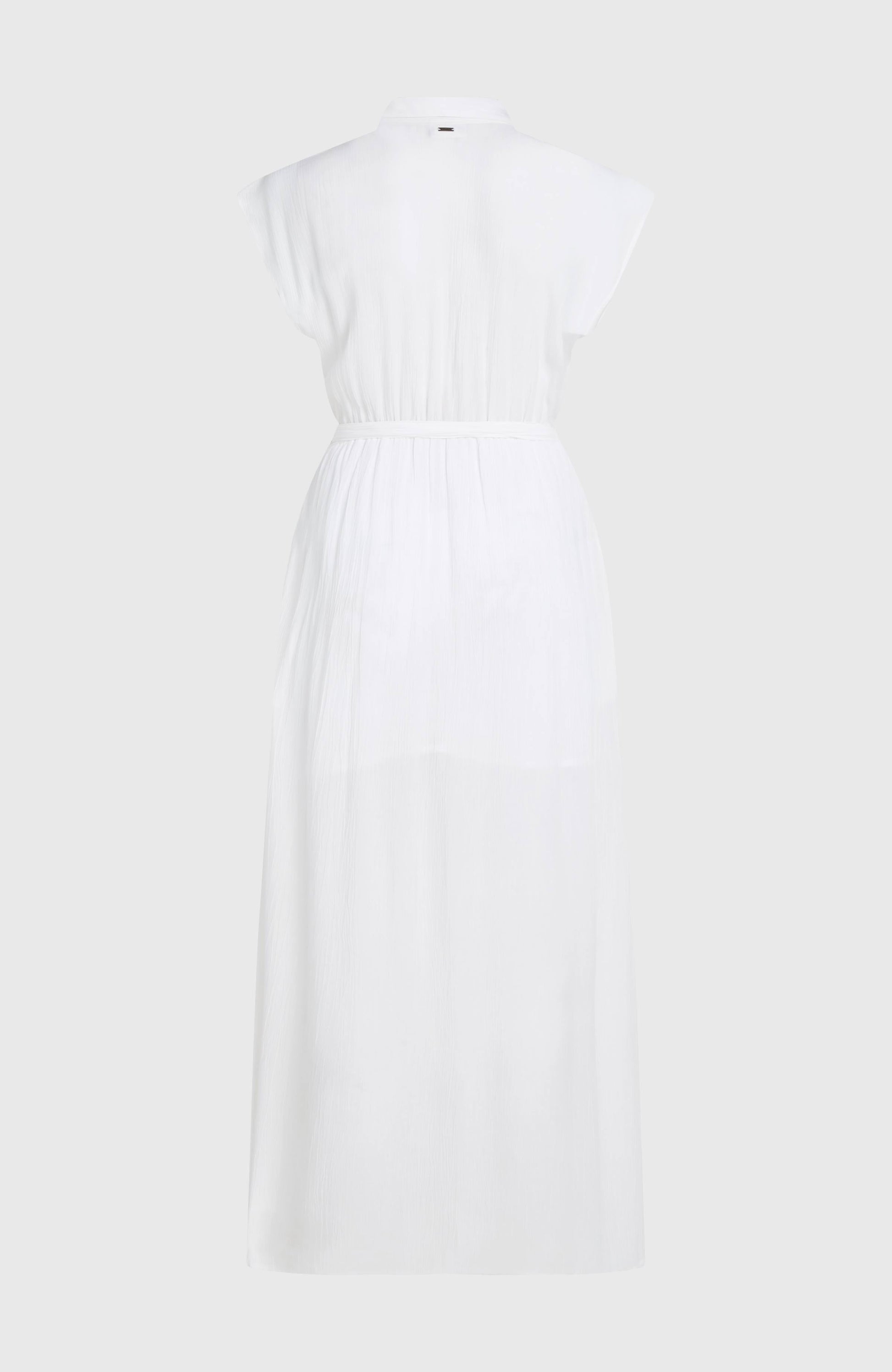Lori Maxi Shirt Dress Women - Snow White