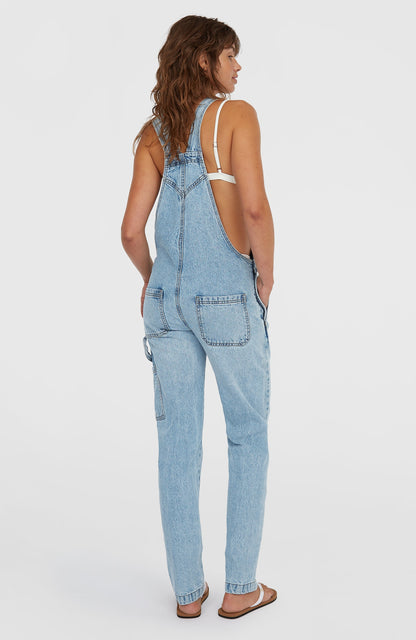 Essentials Twill Dungaree Women - Denim Blue