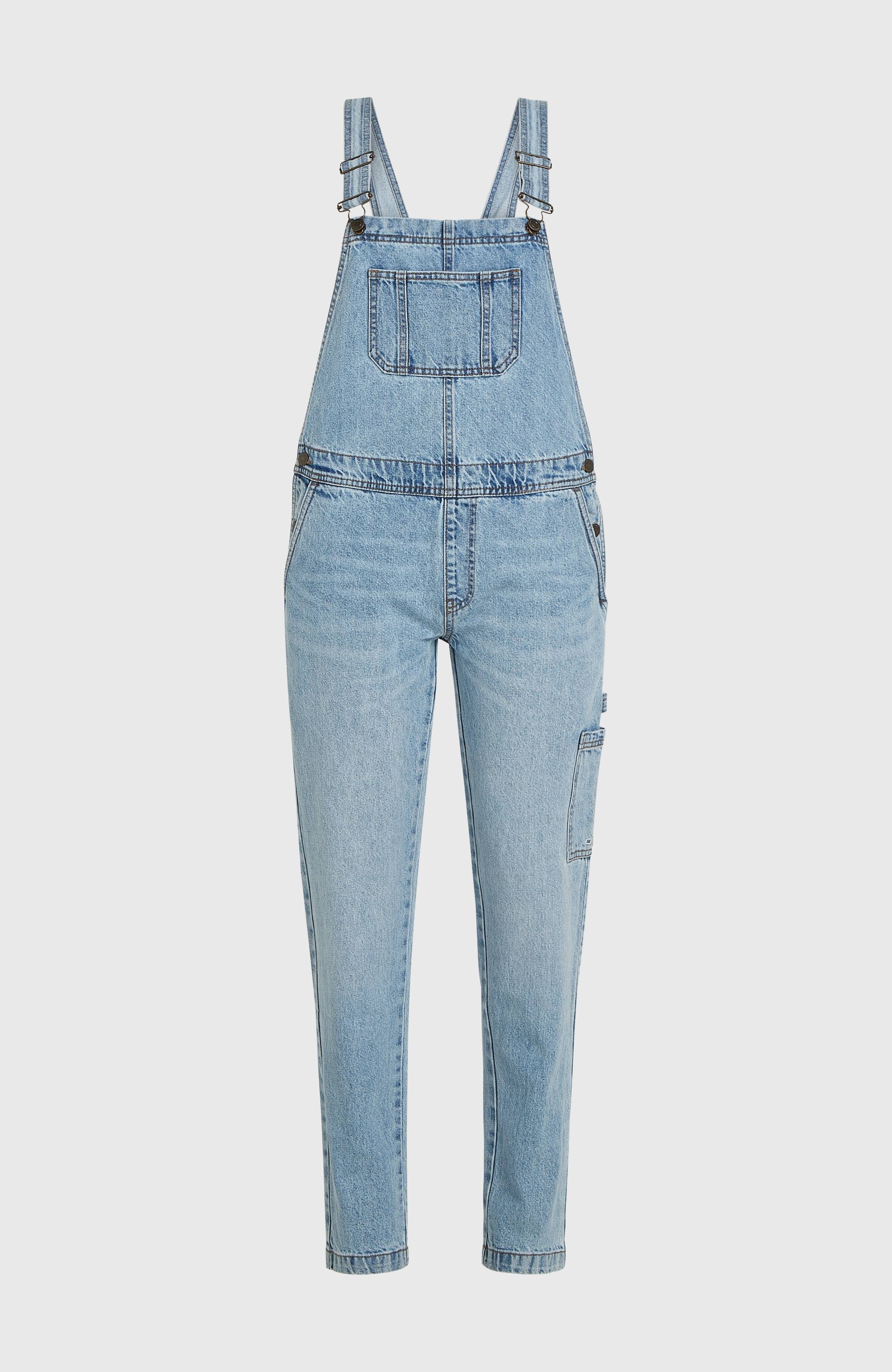 Essentials Twill Dungaree Women - Denim Blue