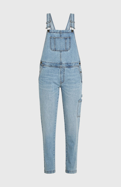 Essentials Twill Dungaree Women - Denim Blue