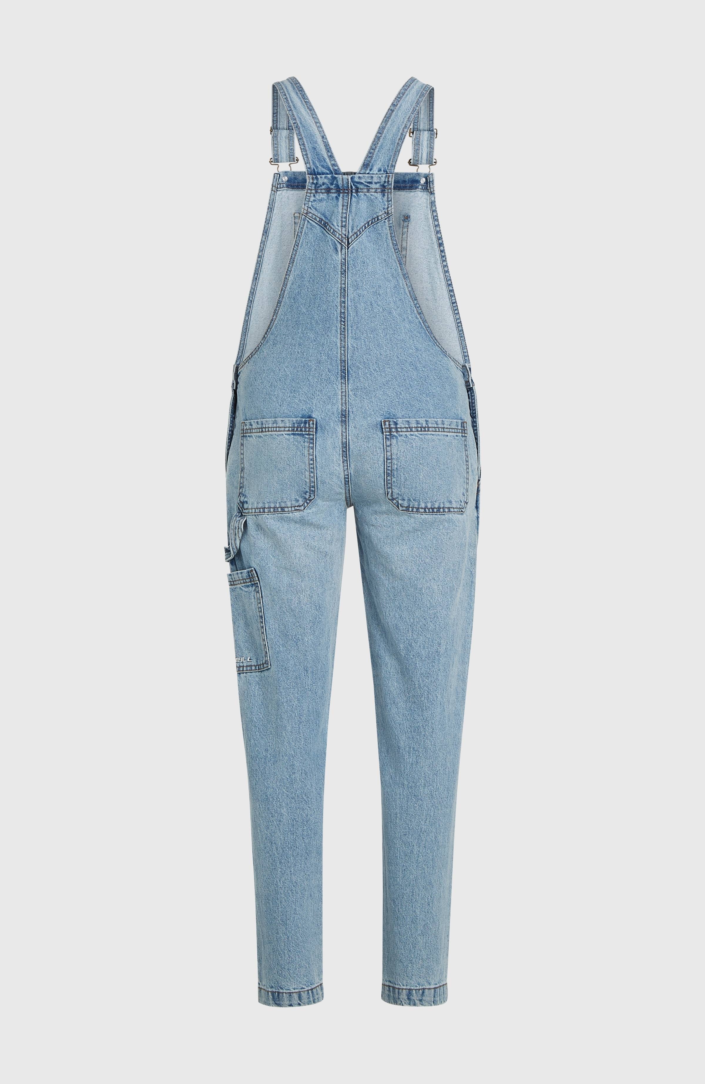 Essentials Twill Dungaree Women - Denim Blue