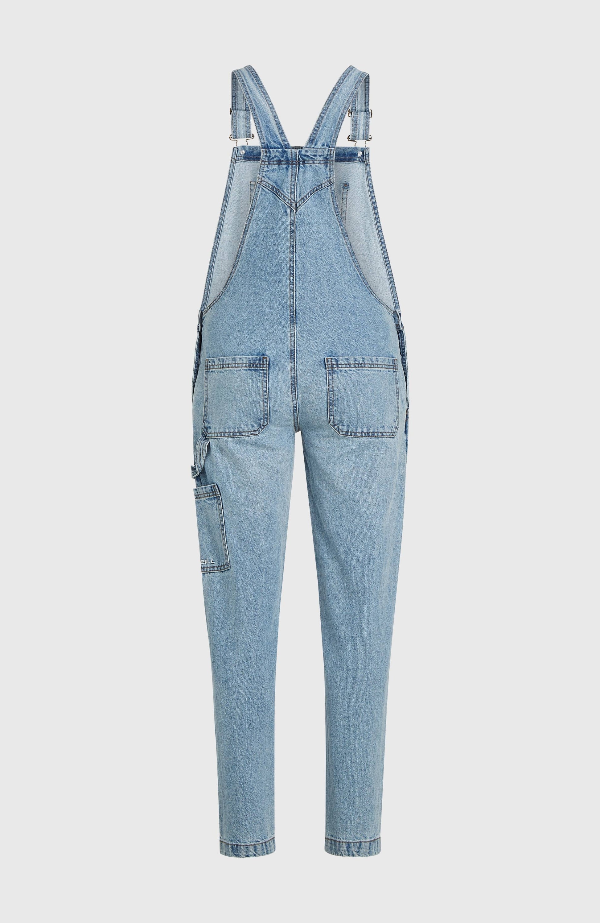 Essentials Twill Dungaree Women - Denim Blue