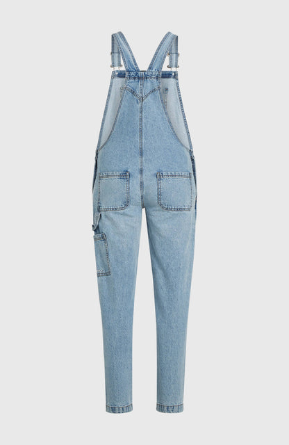 Essentials Twill Dungaree Women - Denim Blue