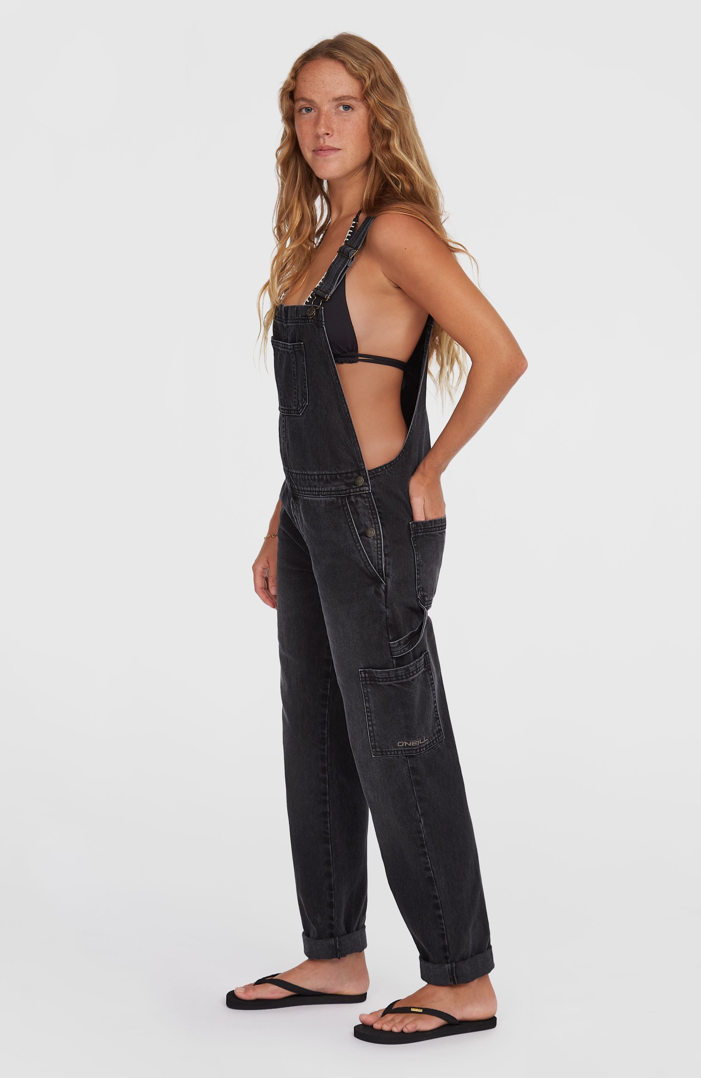 Essentials Twill Dungaree Women - Black Out