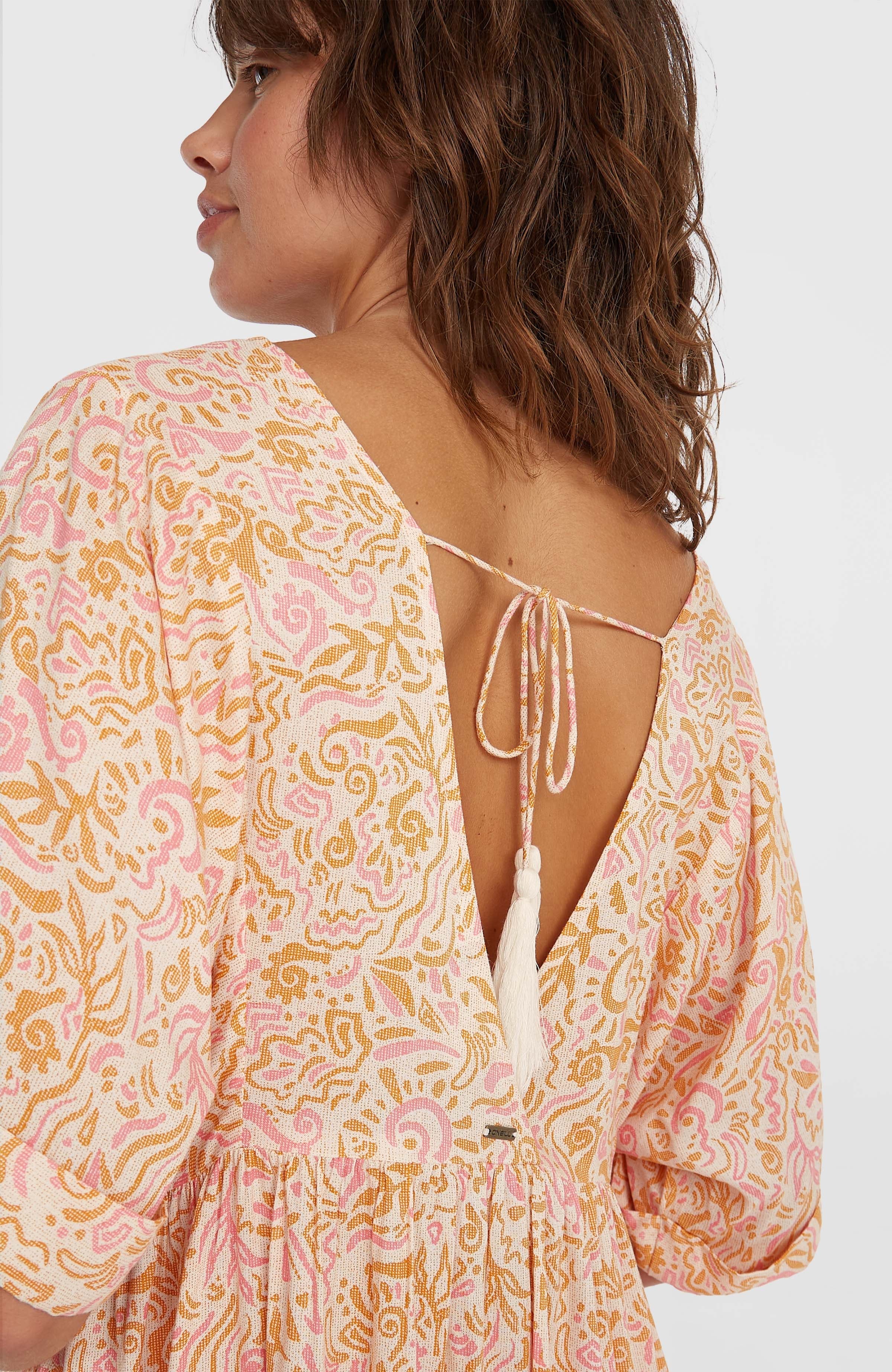 Women of the Wave Maxi Dress Women - White Abstract Wave