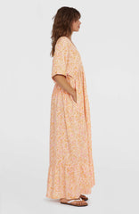 Women of the Wave Maxi Dress Women - White Abstract Wave