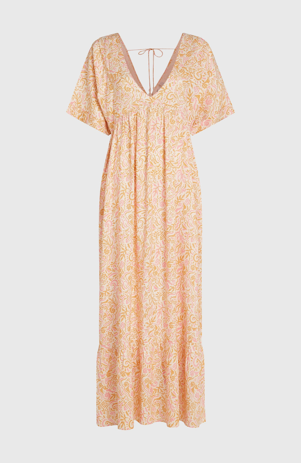 Women of the Wave Maxi Dress Women - White Abstract Wave