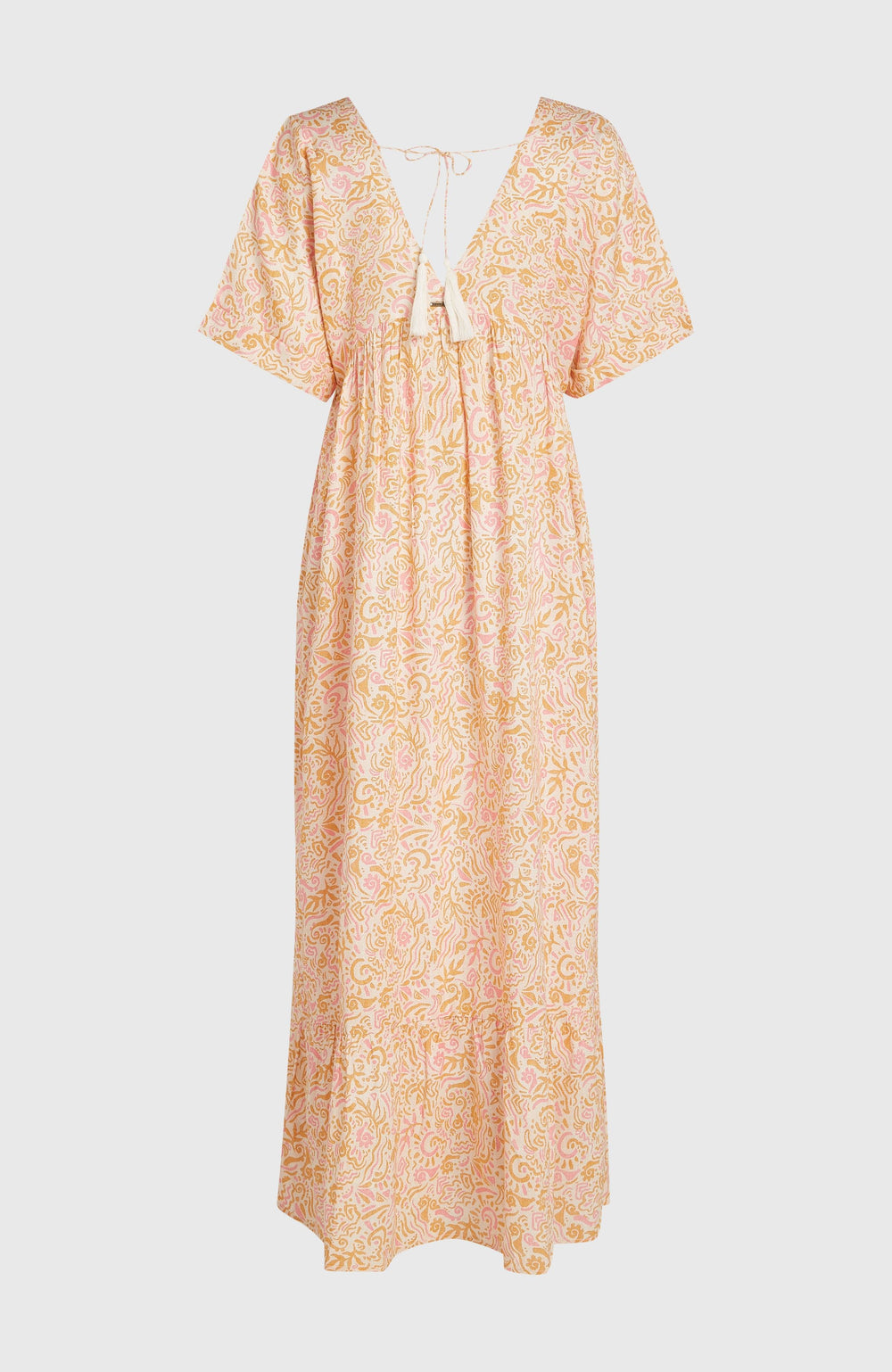 Women of the Wave Maxi Dress Women - White Abstract Wave