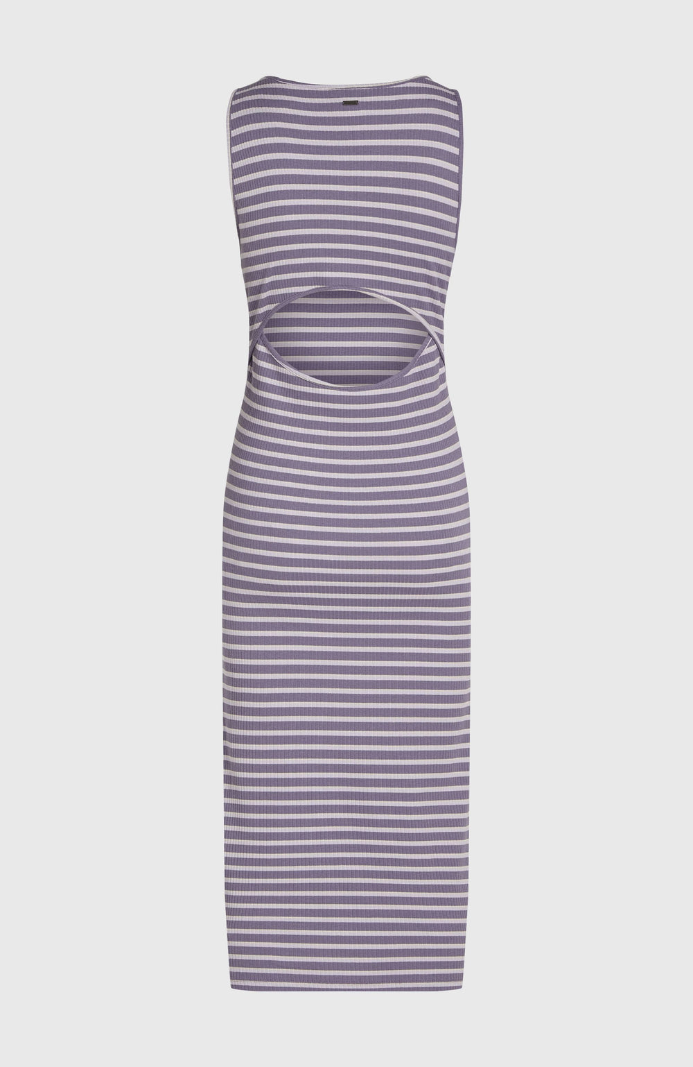 Jess Midi Rib Dress Women - Purple Yarn Dye Stripe