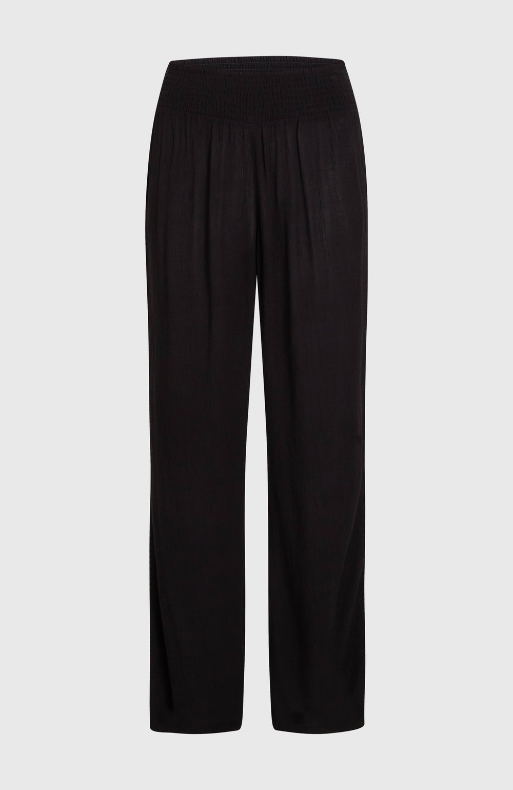 Johnny Smocked Waist Pants Women - Black Out