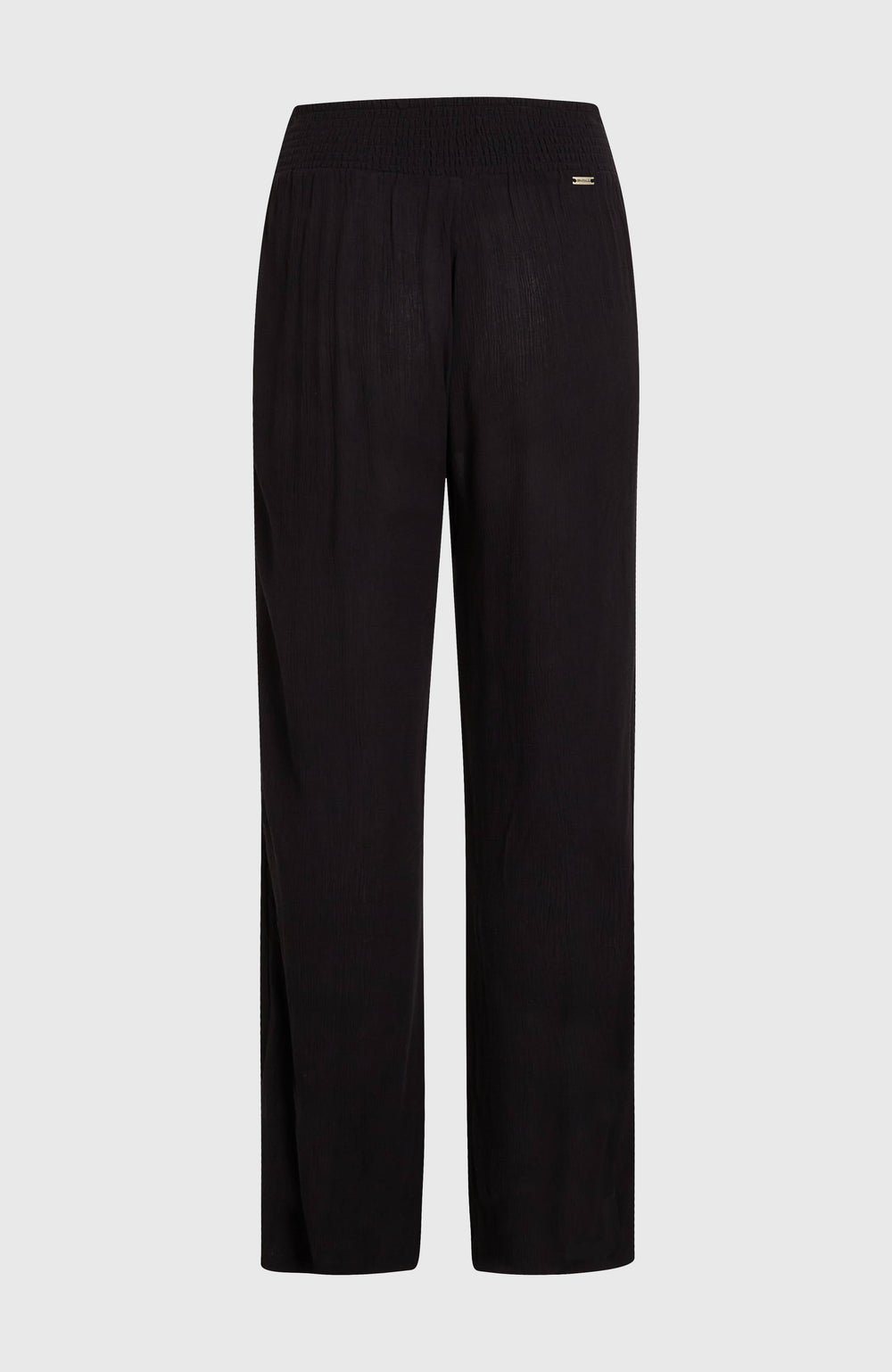 Johnny Smocked Waist Pants Women - Black Out