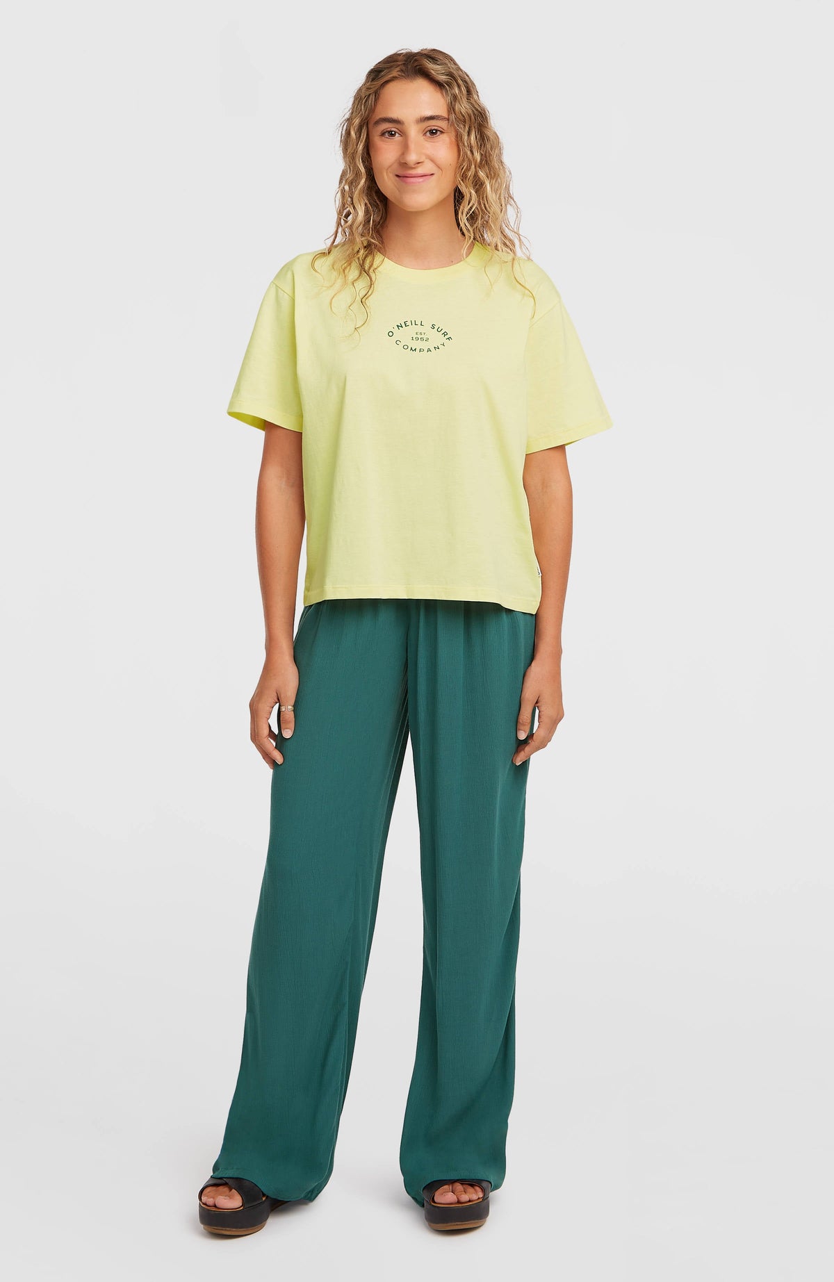 Johnny Smocked Waist Pants Women - Botanical Heat