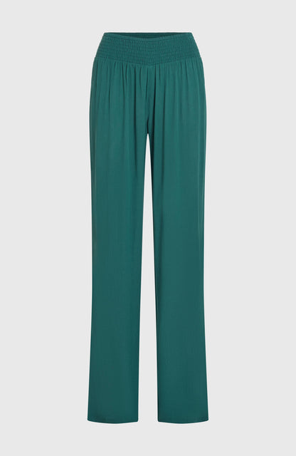 Johnny Smocked Waist Pants Women - Botanical Heat
