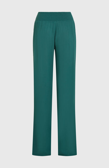 Johnny Smocked Waist Pants Women - Botanical Heat