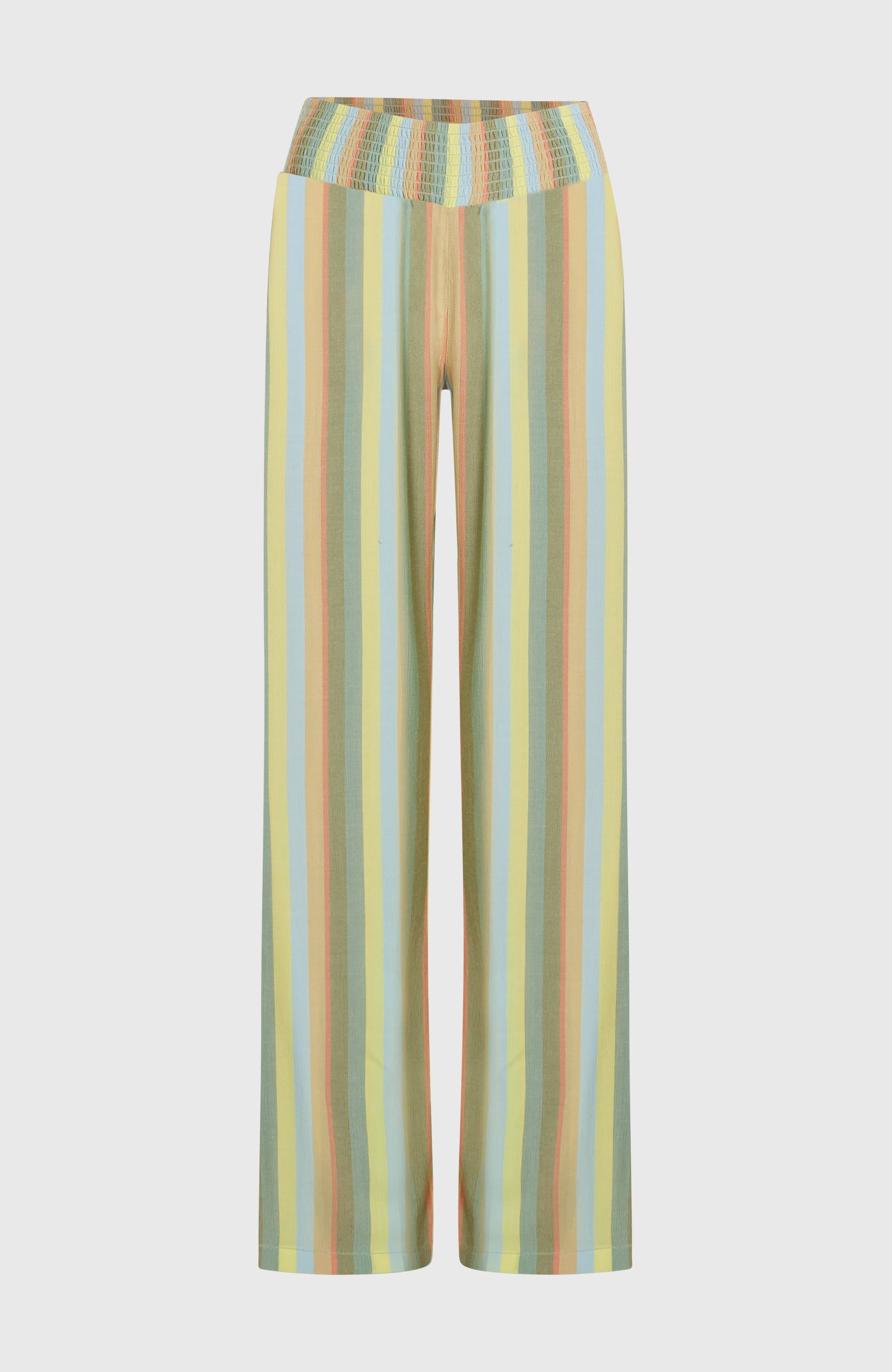 Johnny Smocked Waist Pants Women - Multi Must Haves Stripe