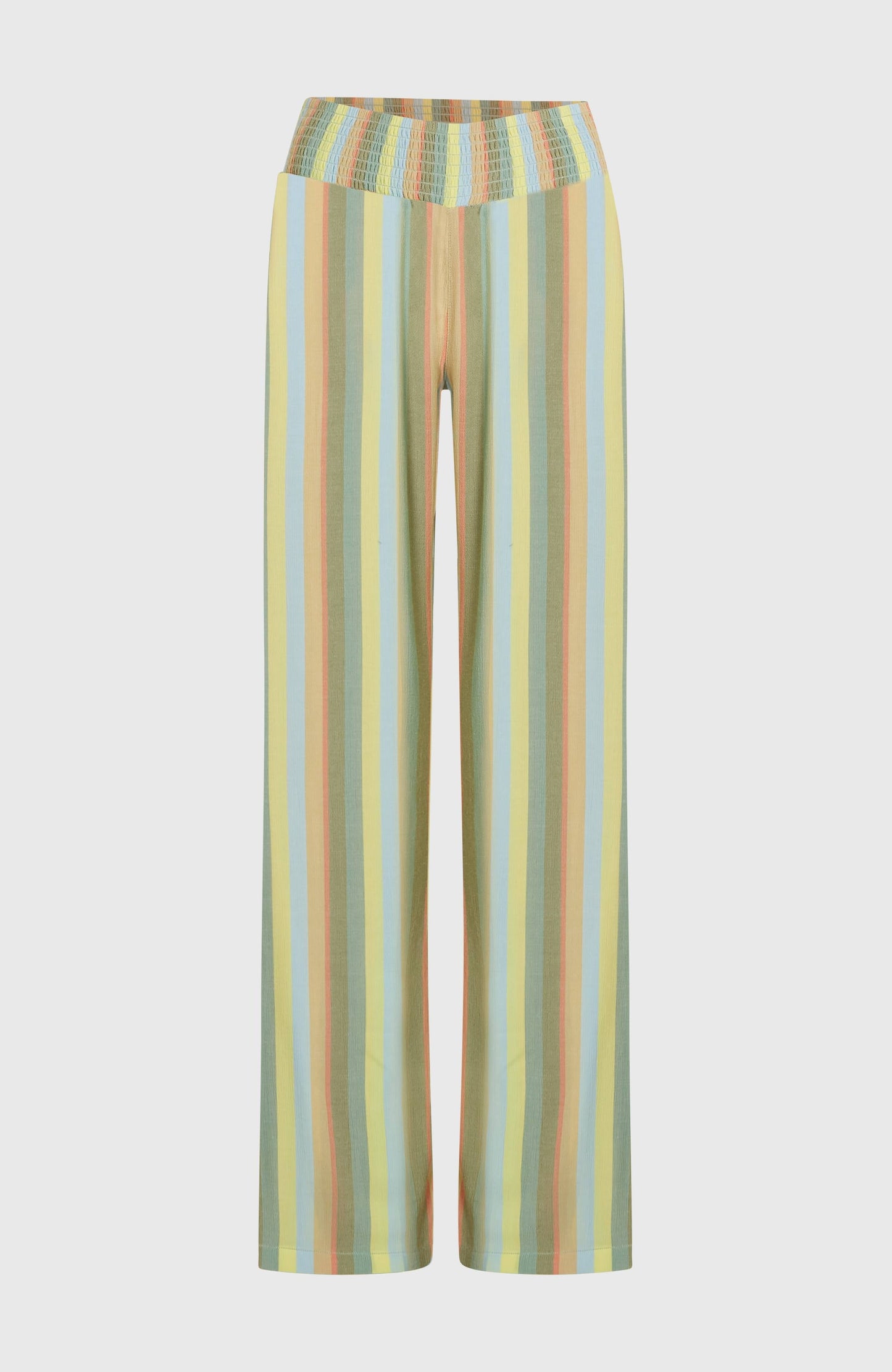 Johnny Smocked Waist Pants Women - Multi Must Haves Stripe
