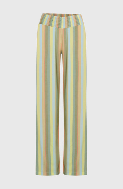 Johnny Smocked Waist Pants Women - Multi Must Haves Stripe