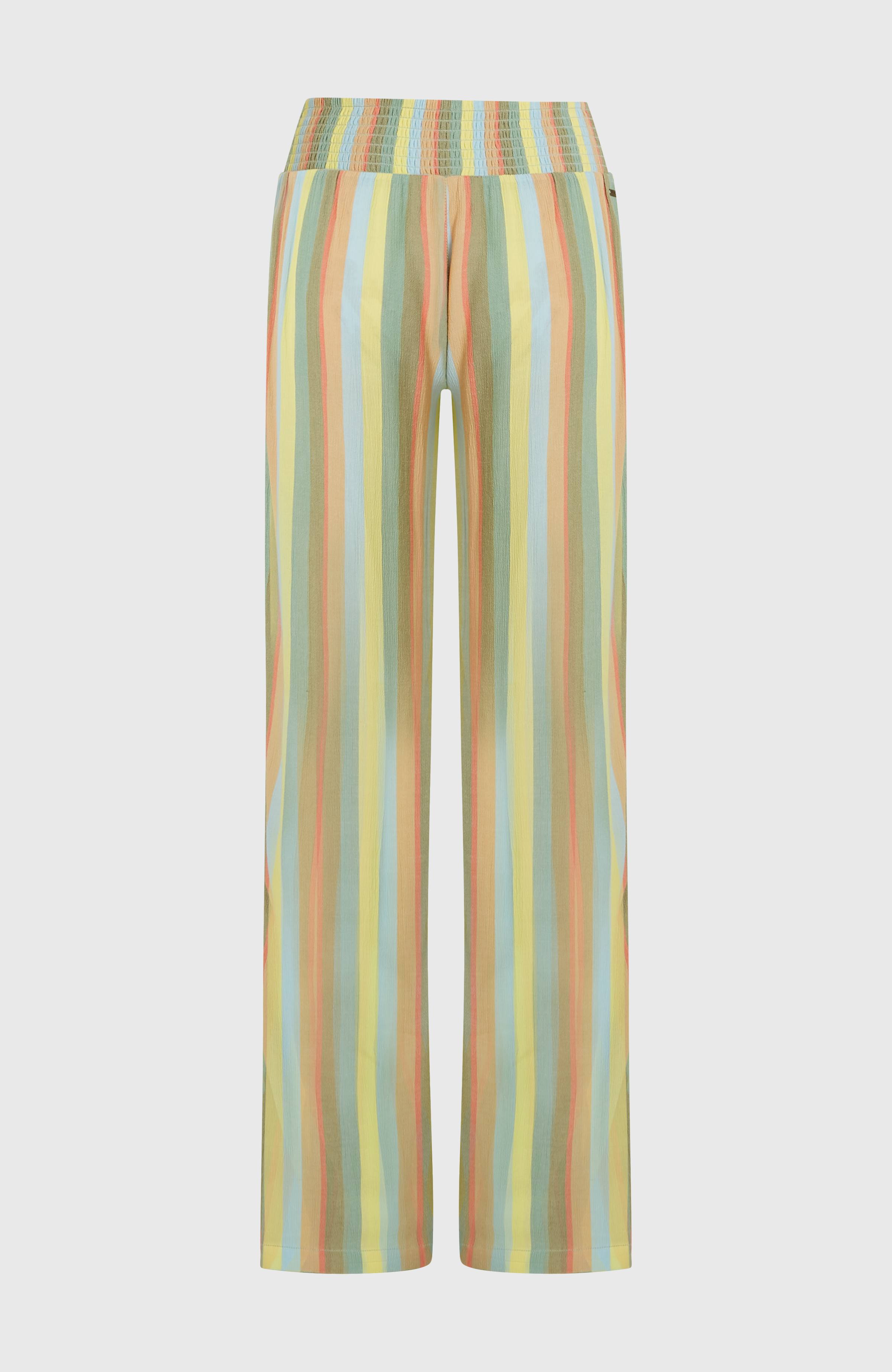 Johnny Smocked Waist Pants Women - Multi Must Haves Stripe