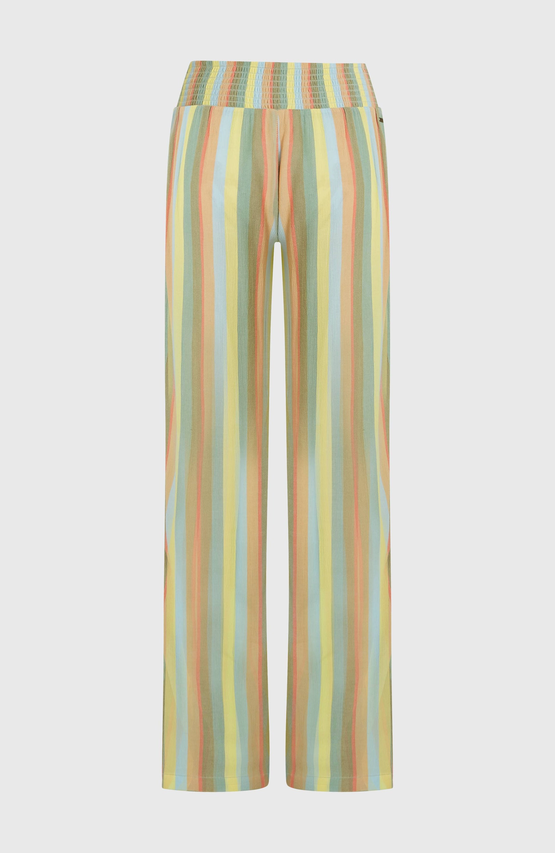 Johnny Smocked Waist Pants Women - Multi Must Haves Stripe