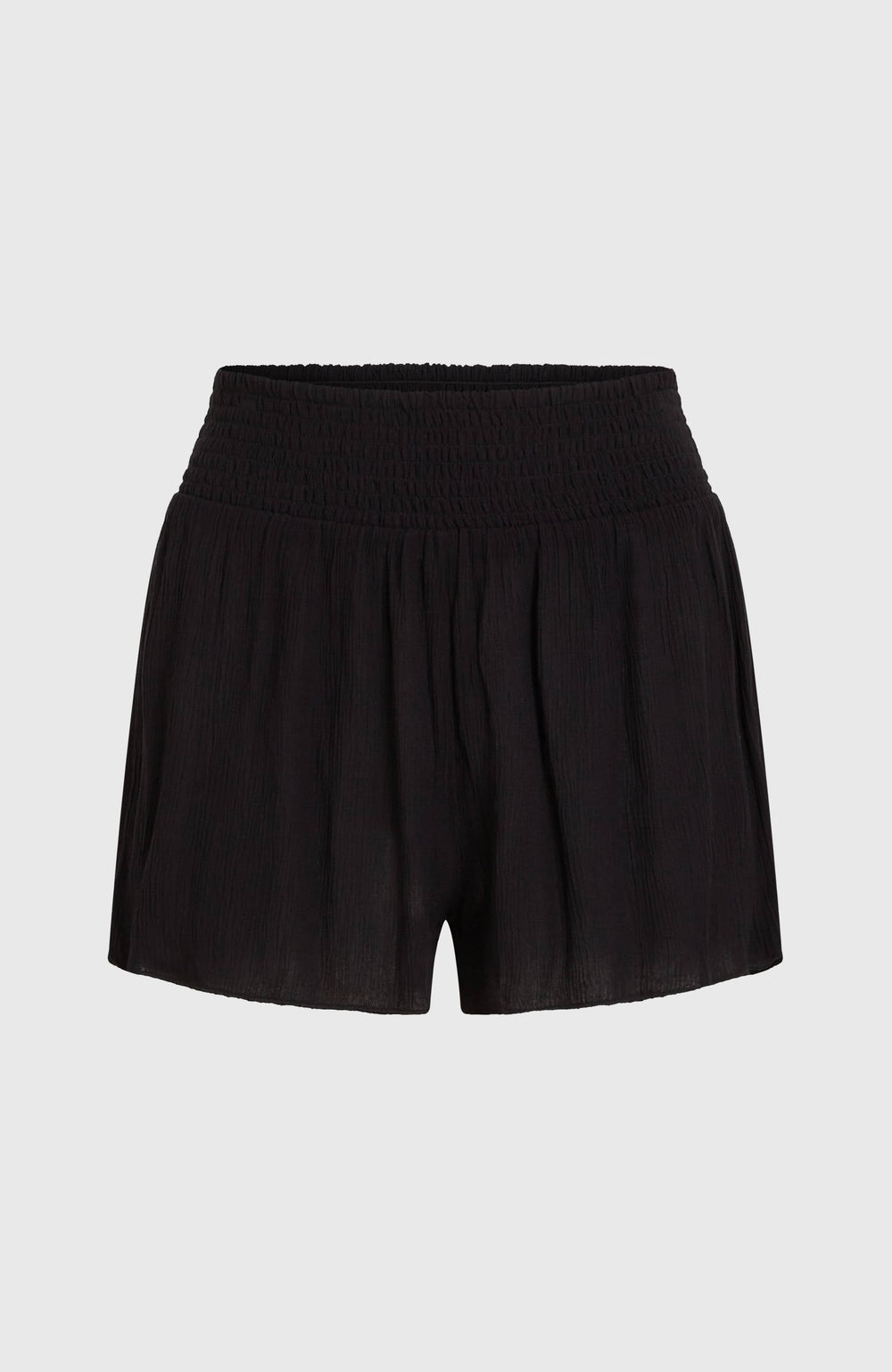 Johnny Smocked Waist Shorts Women - Black Out