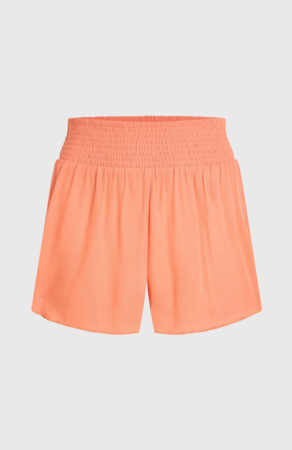 Johnny Smocked Waist Shorts Women - Funky Peach