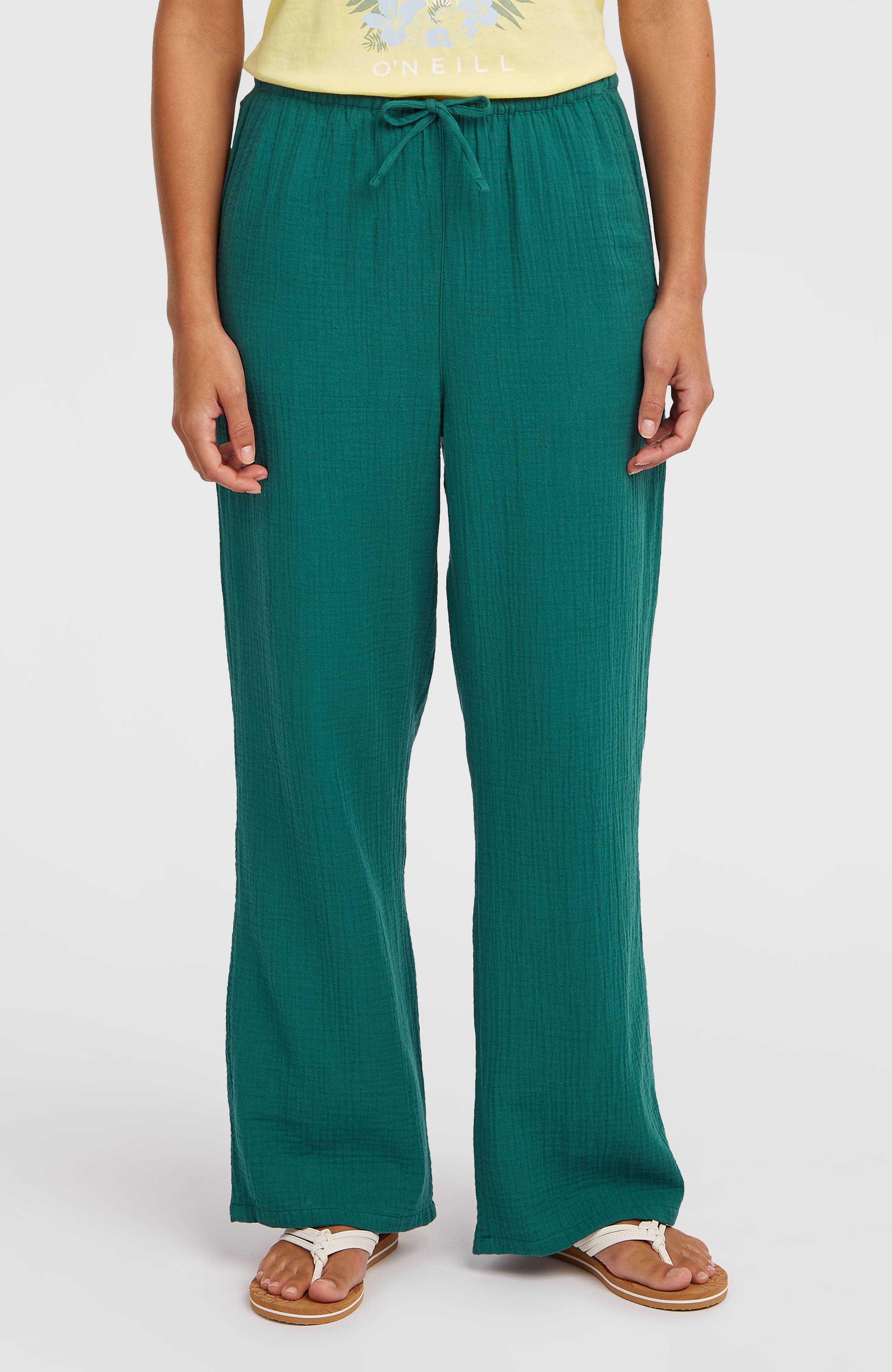 Brenda Structured Pants Women - Botanical Heat