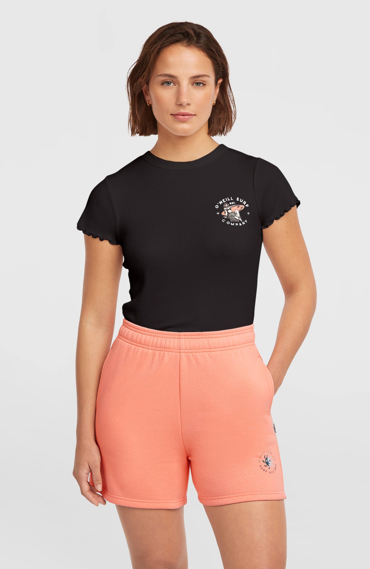Summer Musthave Sweatshorts Women - Funky Peach