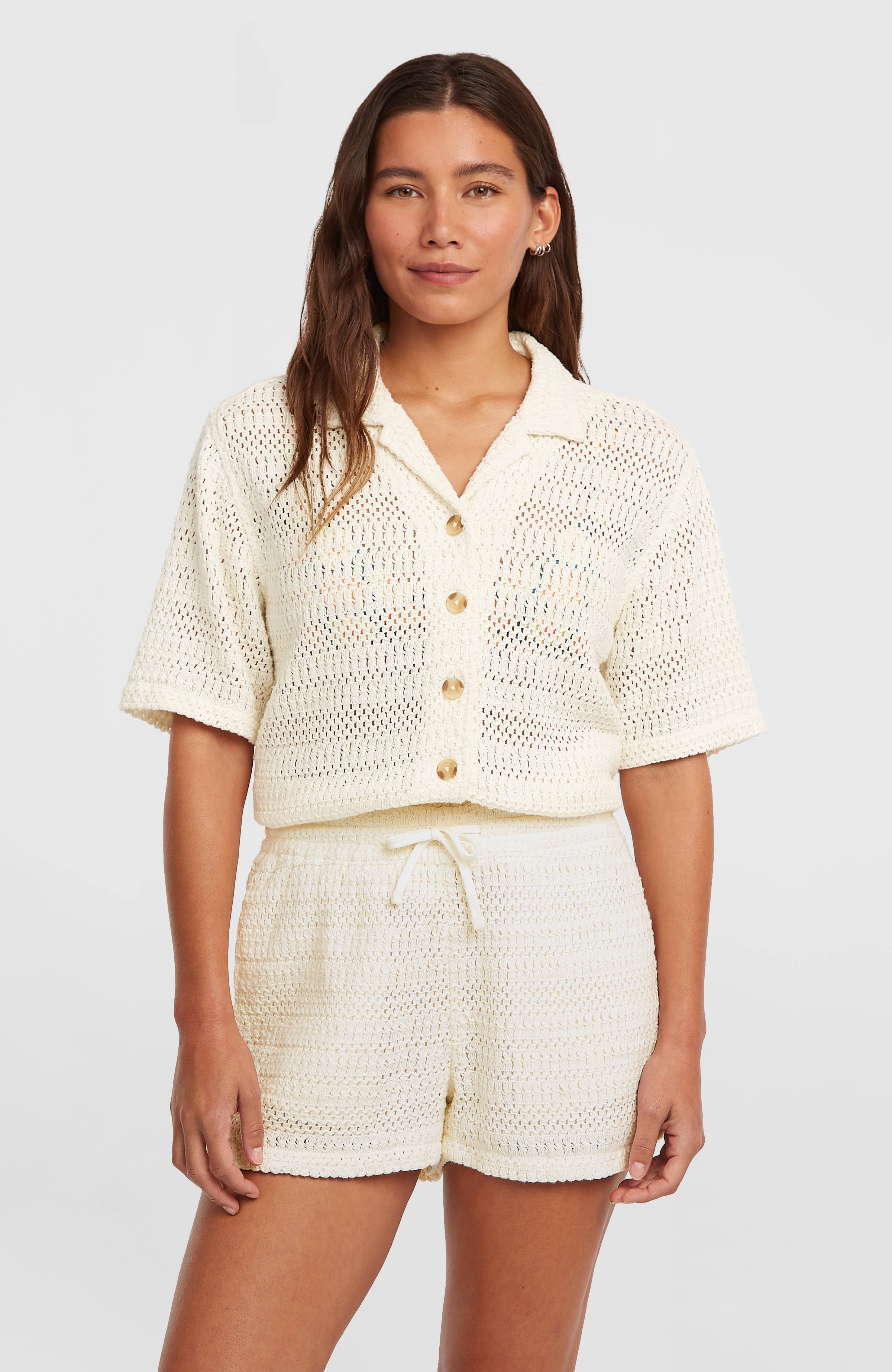 O'Riginals Crochet Shorts Women - Snow White