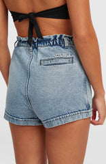 Tasia Denim Shorts Women - Denim Blue