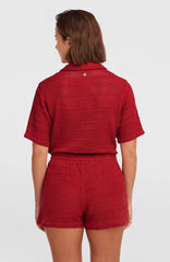 O'Riginals Crochet Shorts Women - Midnight Poppy