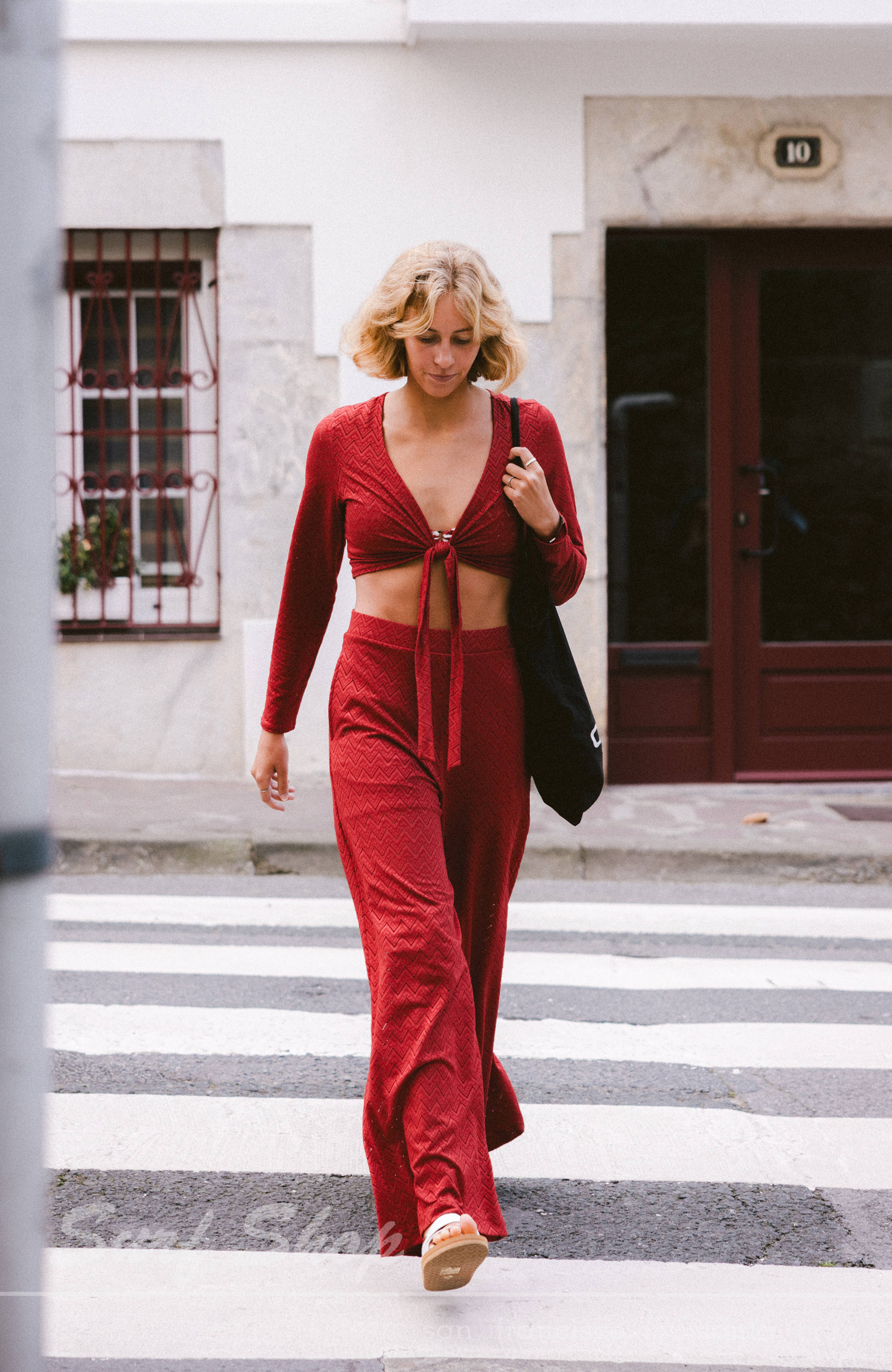 O'Riginals Wide-Leg Pants Women - Midnight Poppy