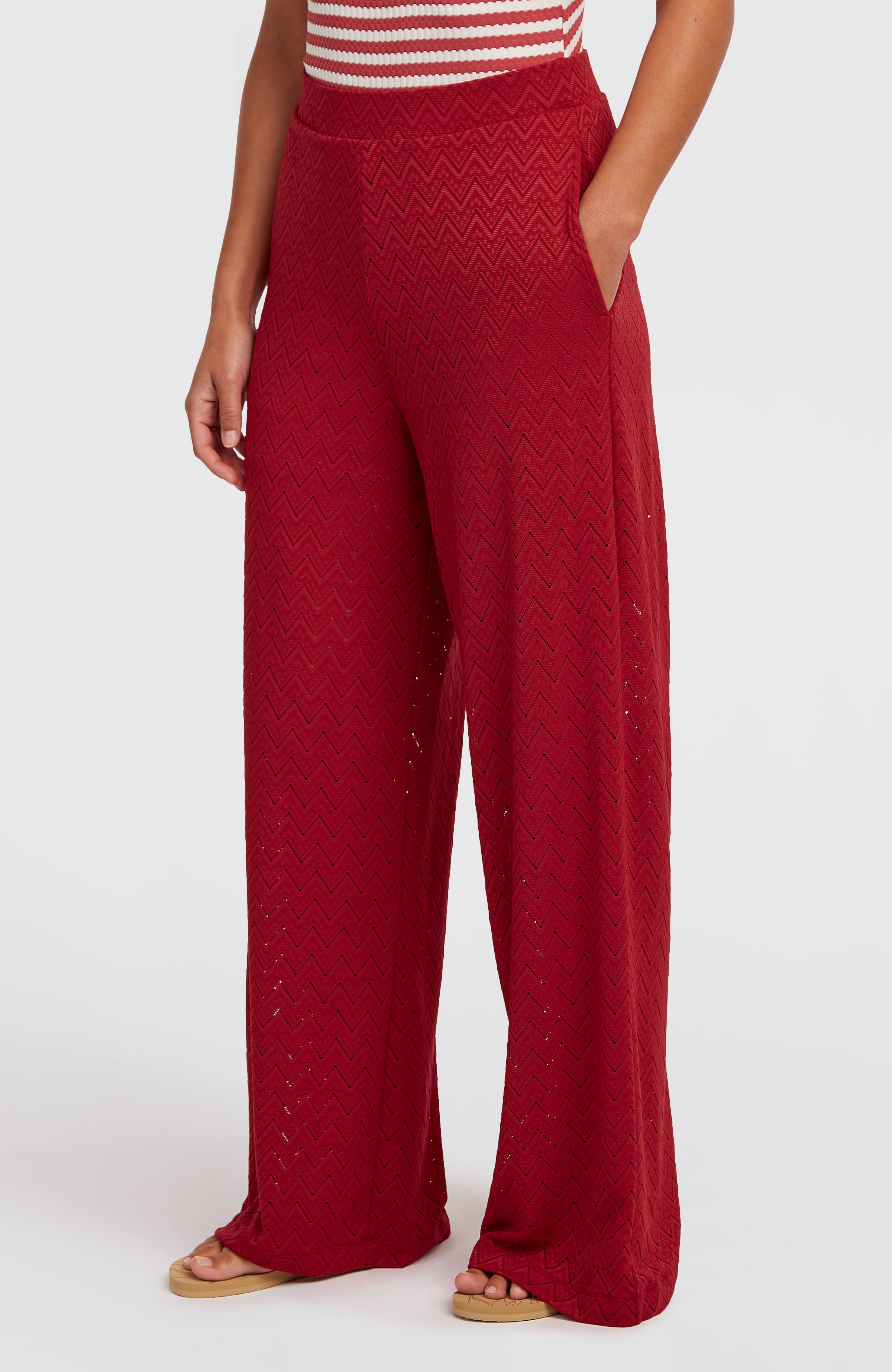 O'Riginals Wide-Leg Pants Women - Midnight Poppy