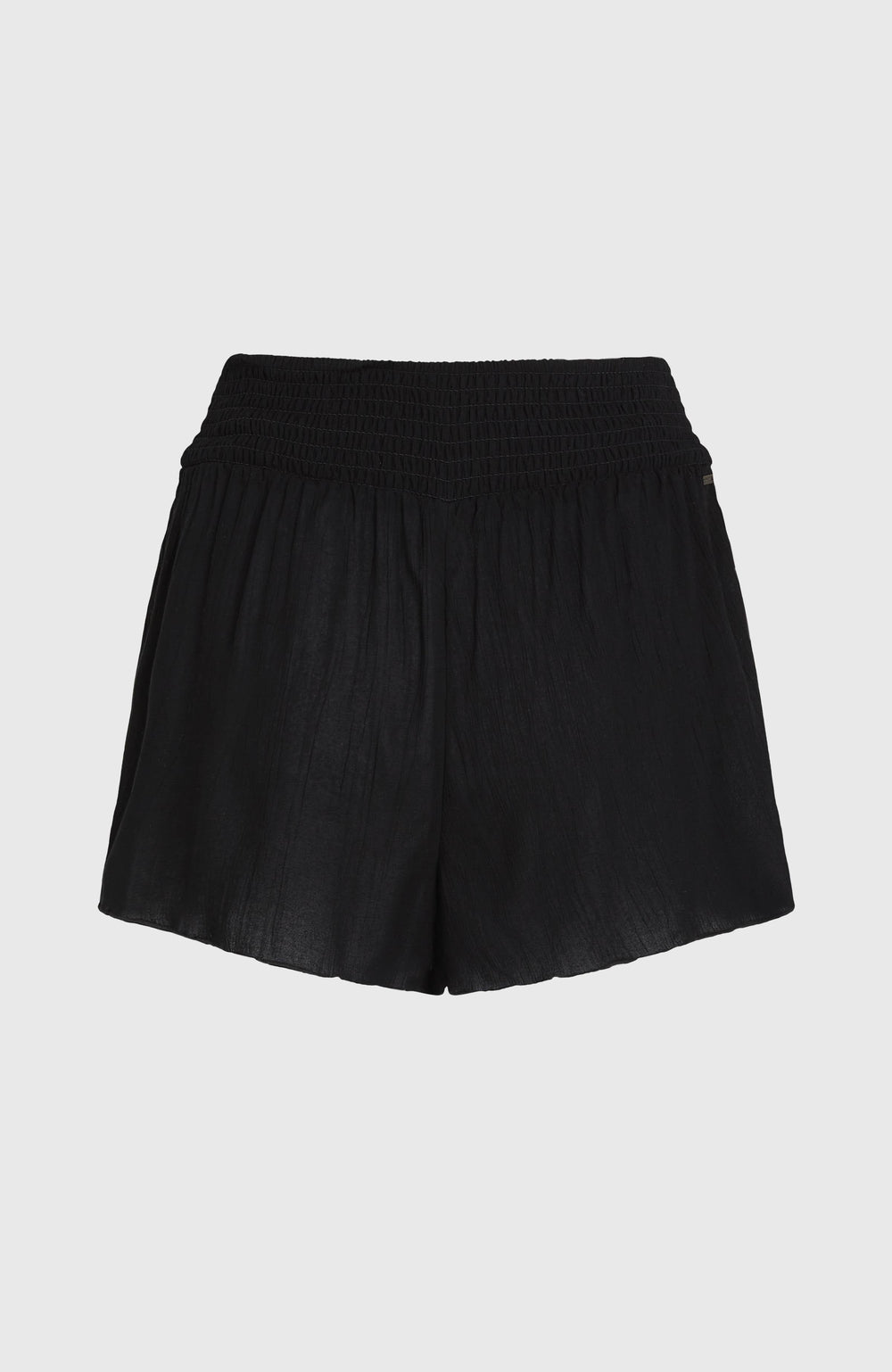 Johnny Smocked Waist Shorts Women - Black Out