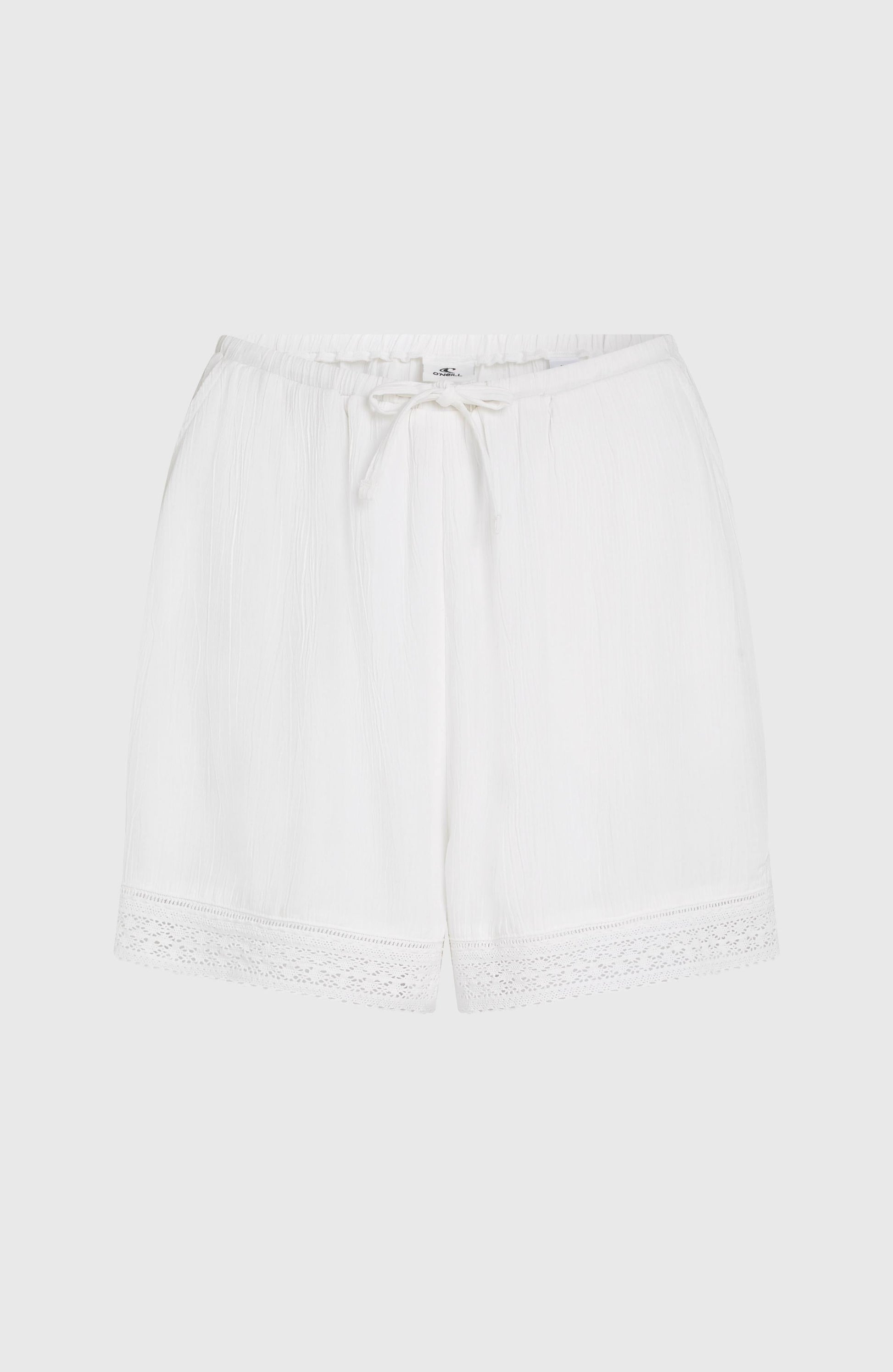 Essentials Embroidery Shorts Women - Snow White