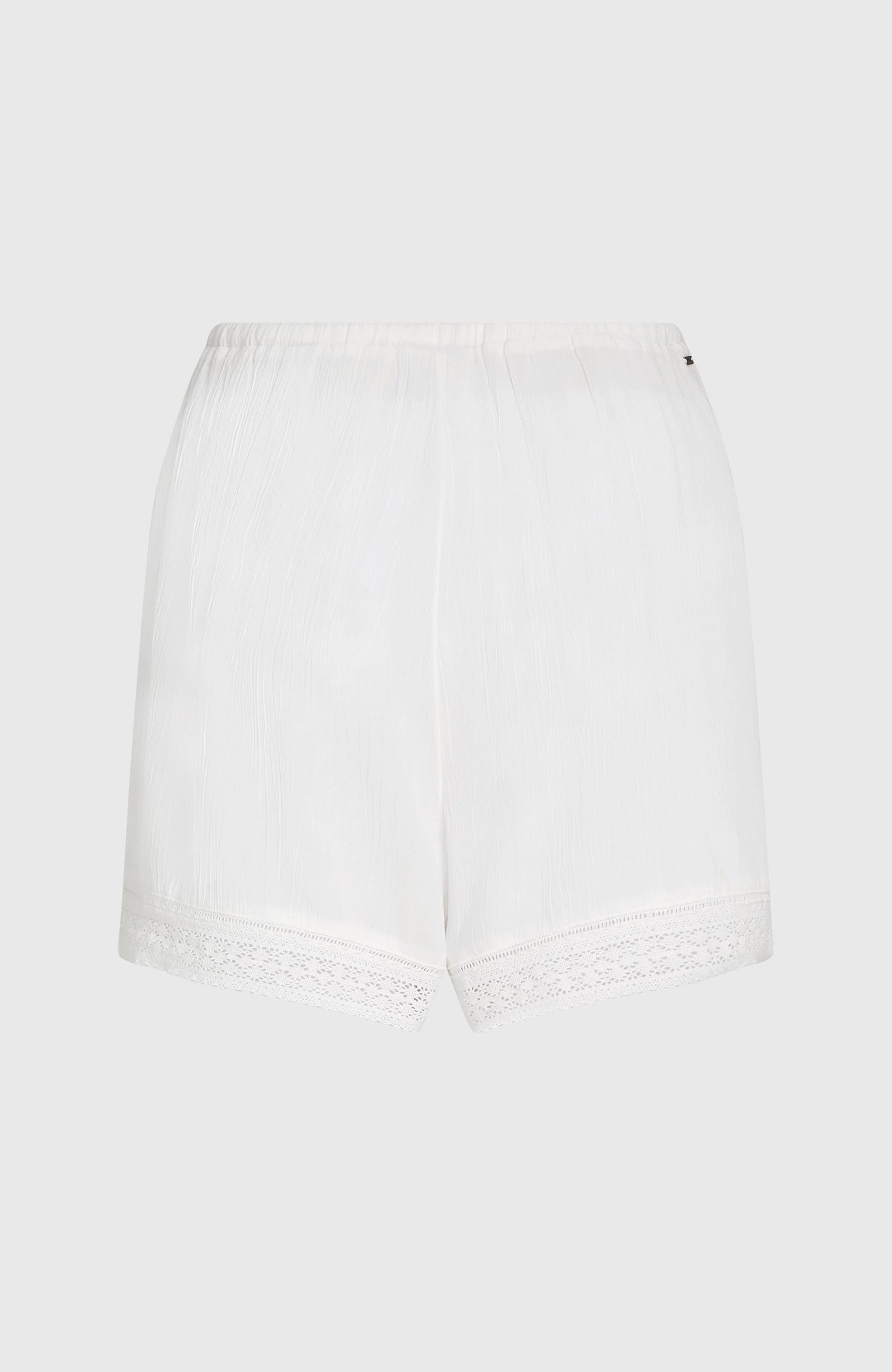 Essentials Embroidery Shorts Women - Snow White