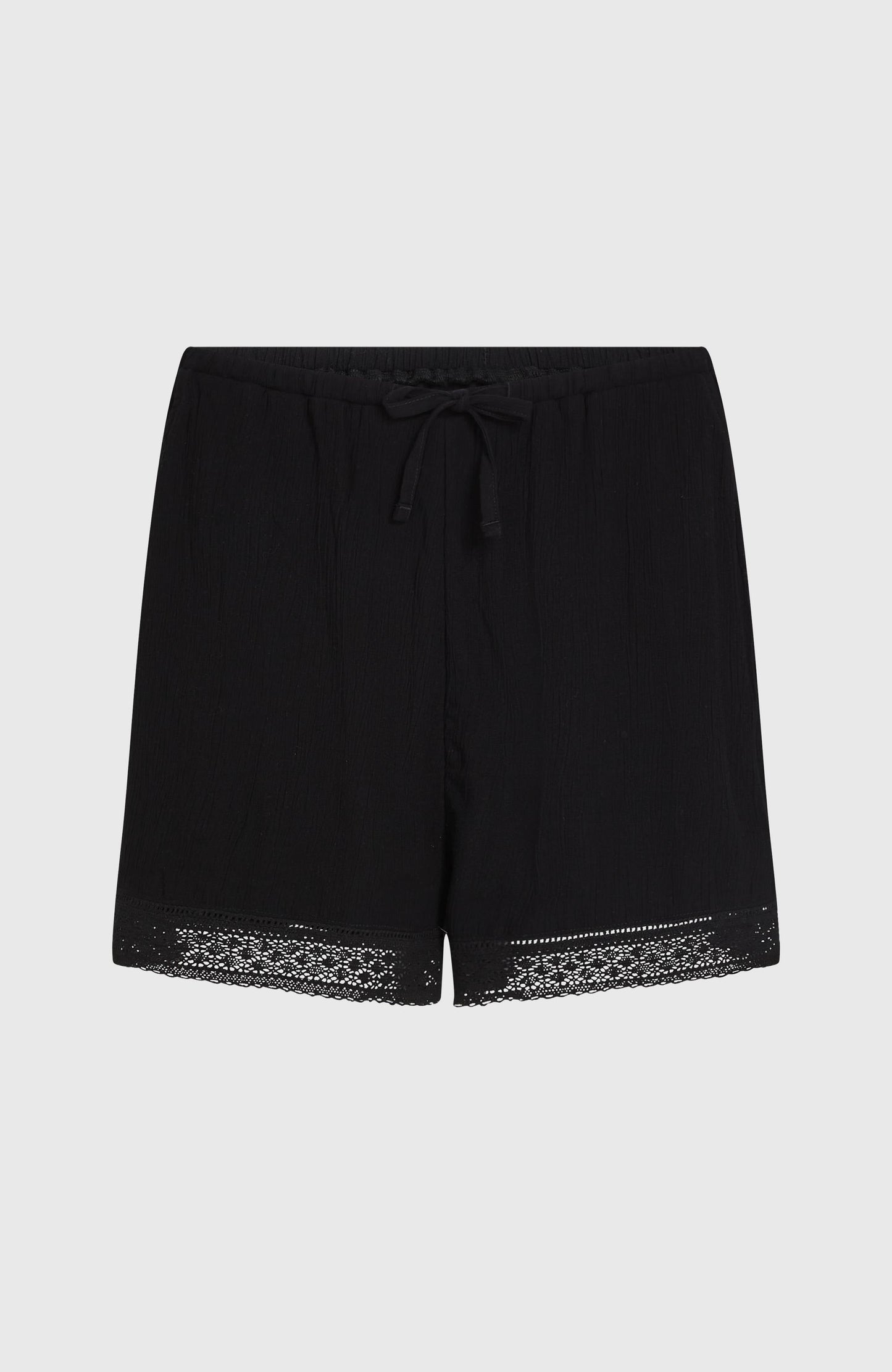 Essentials Embroidery Shorts Women - Black Out