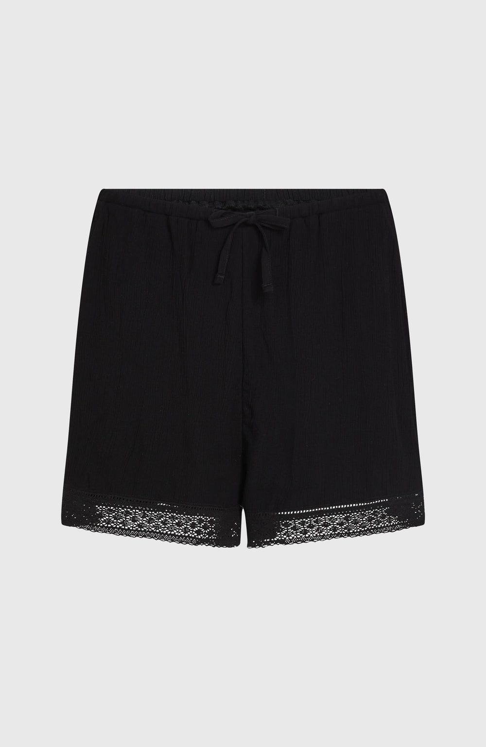 Essentials Embroidery Shorts Women - Black Out