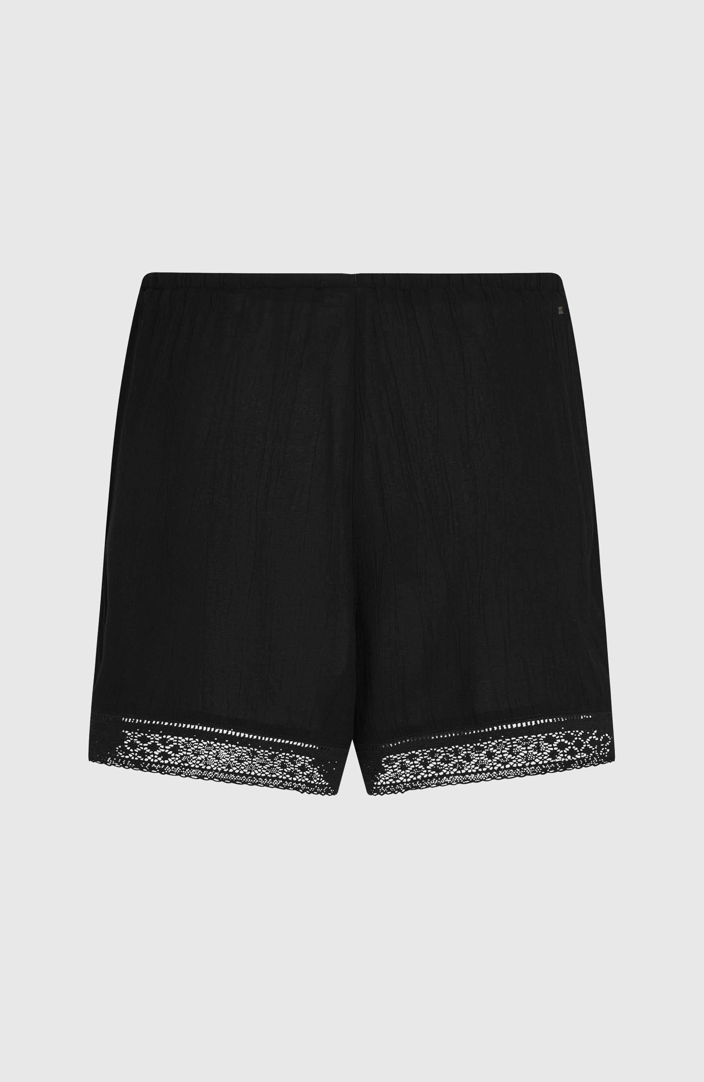 Essentials Embroidery Shorts Women - Black Out