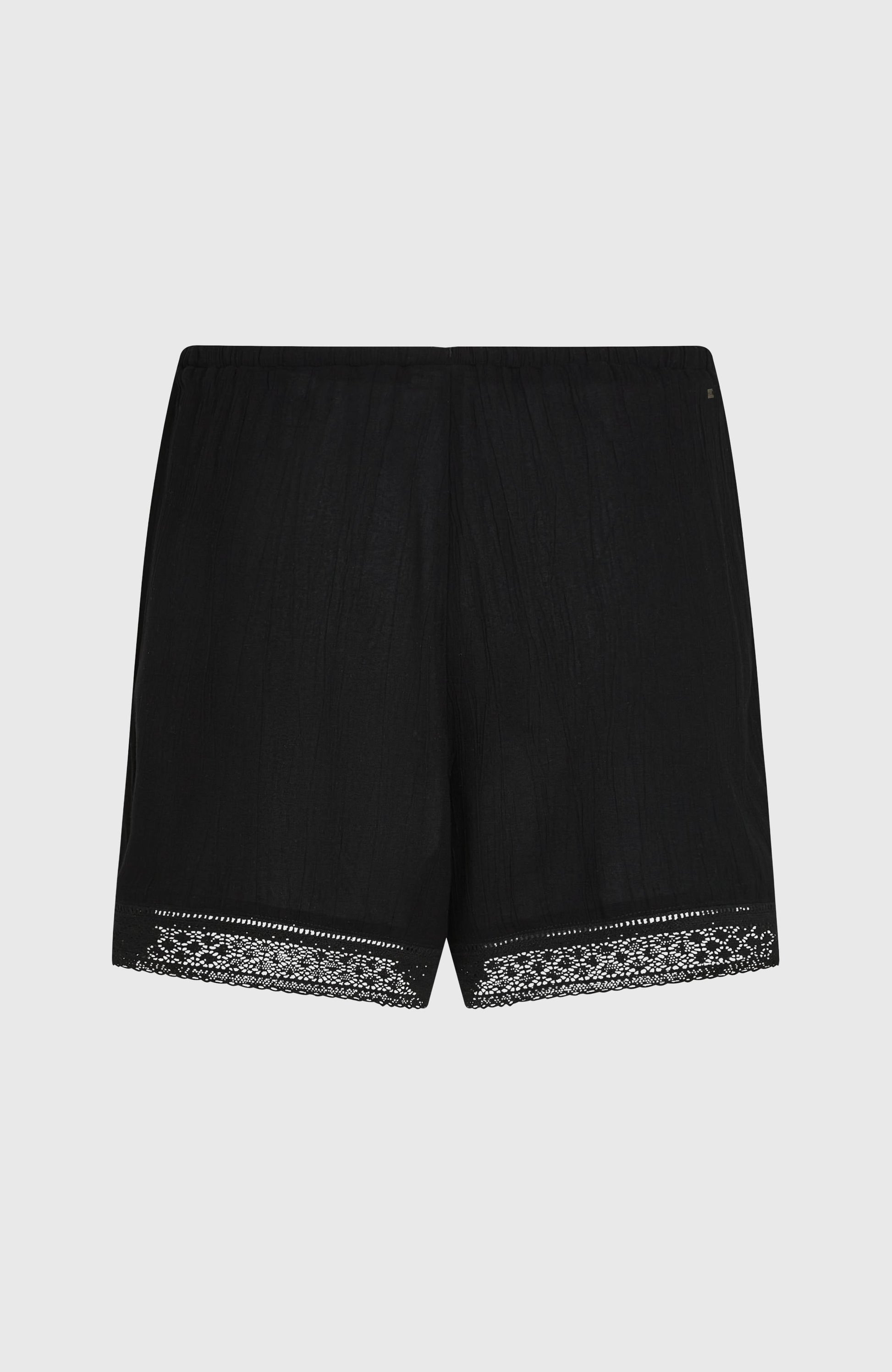 Essentials Embroidery Shorts Women - Black Out