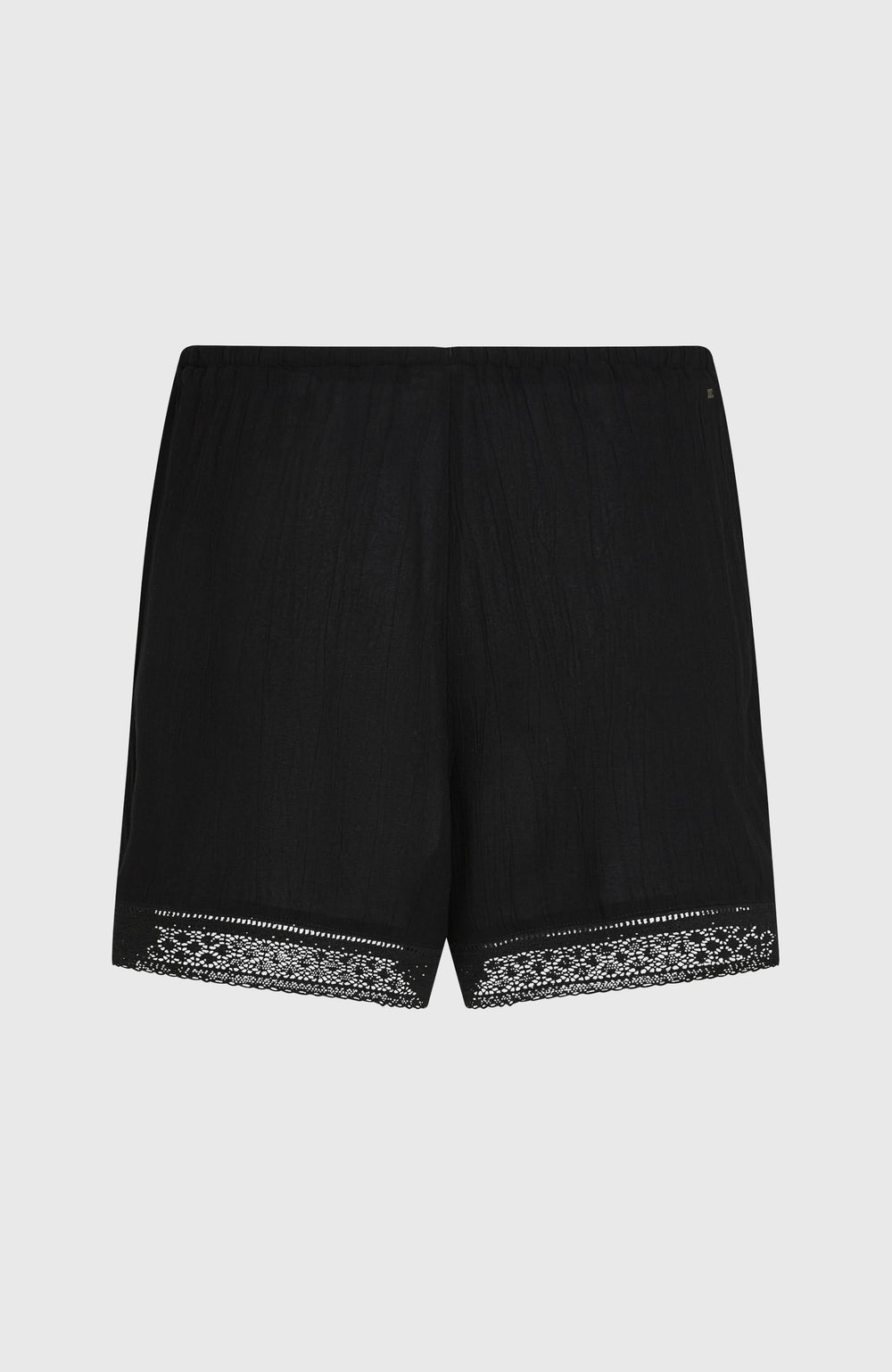Essentials Embroidery Shorts Women - Black Out