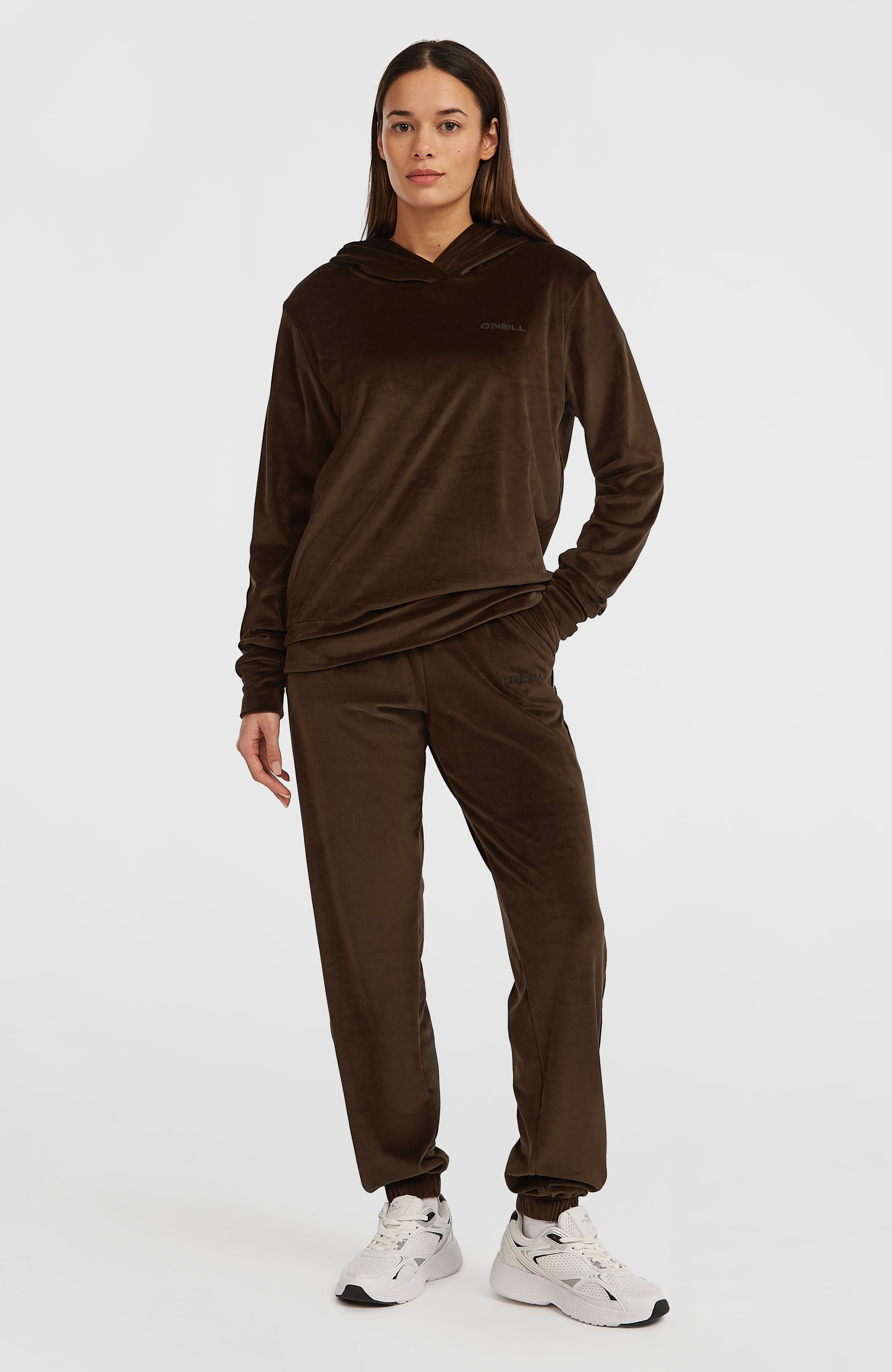 FWC'Cruz Velour Sweatpants Women - Coffee Bean