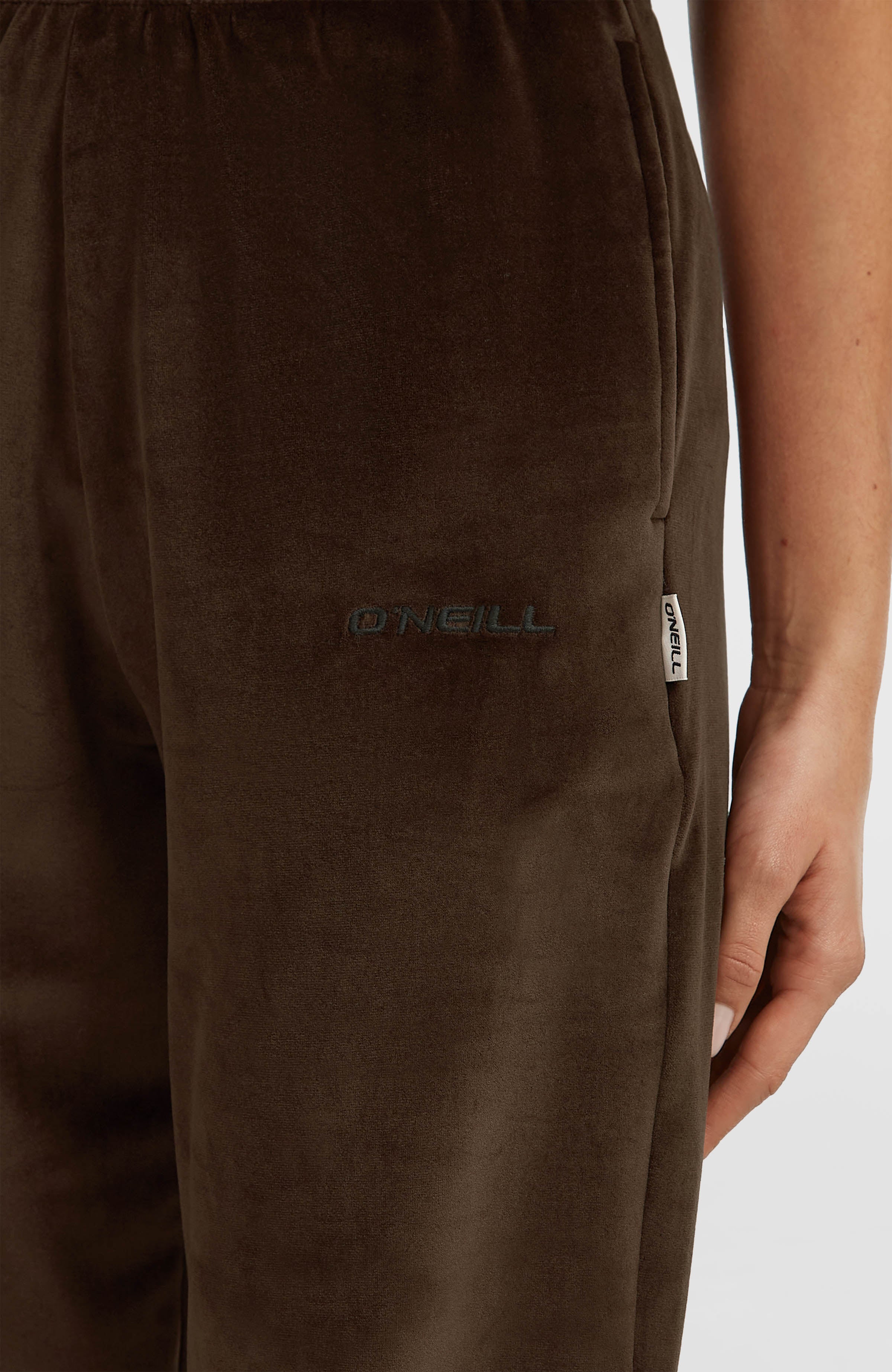 FWC'Cruz Velour Sweatpants Women - Coffee Bean