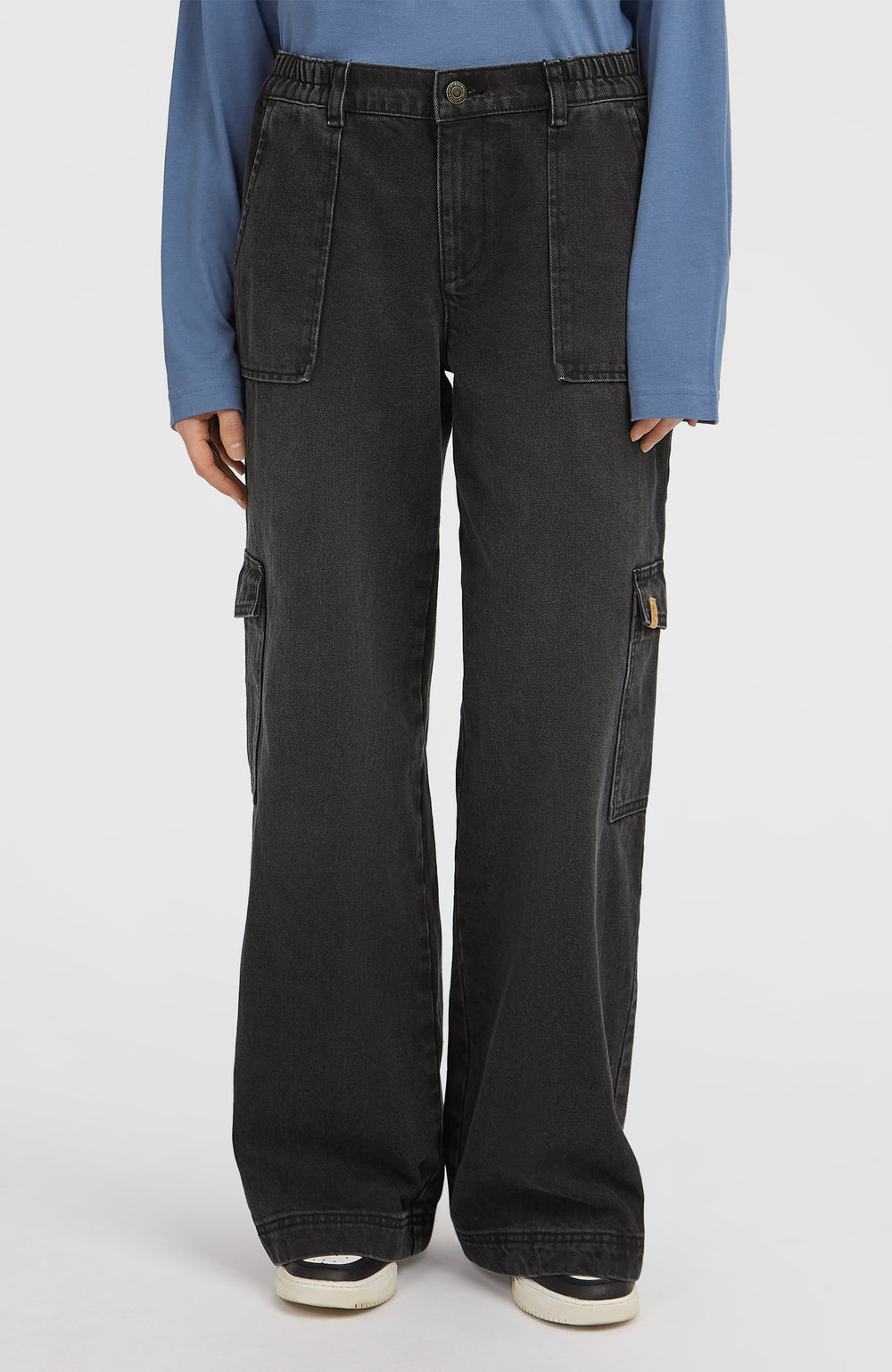 O'Riginals Denim Cargo Pants Women - Black Out